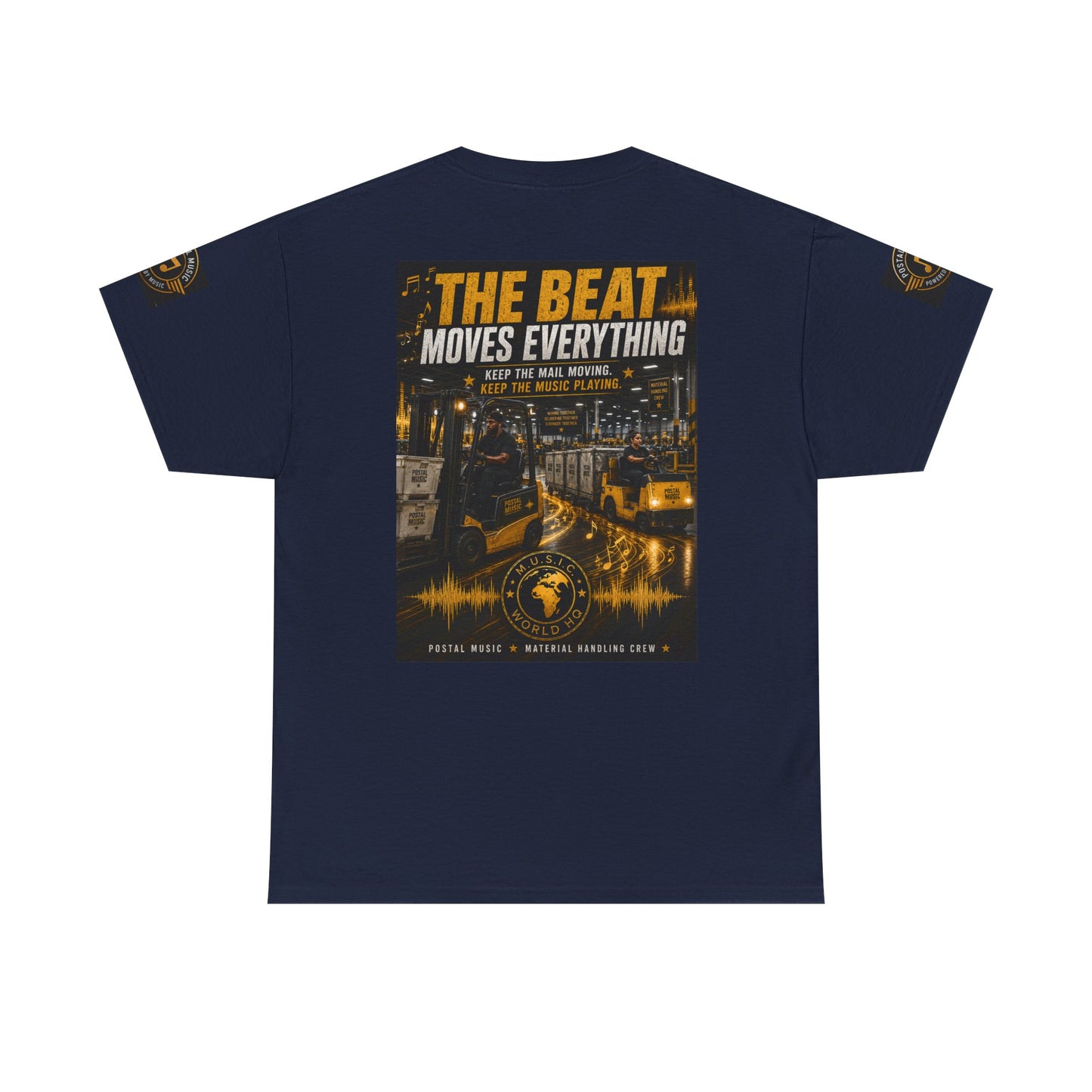 The Beat Moves Everything — Men's T-Shirt | Postal Music