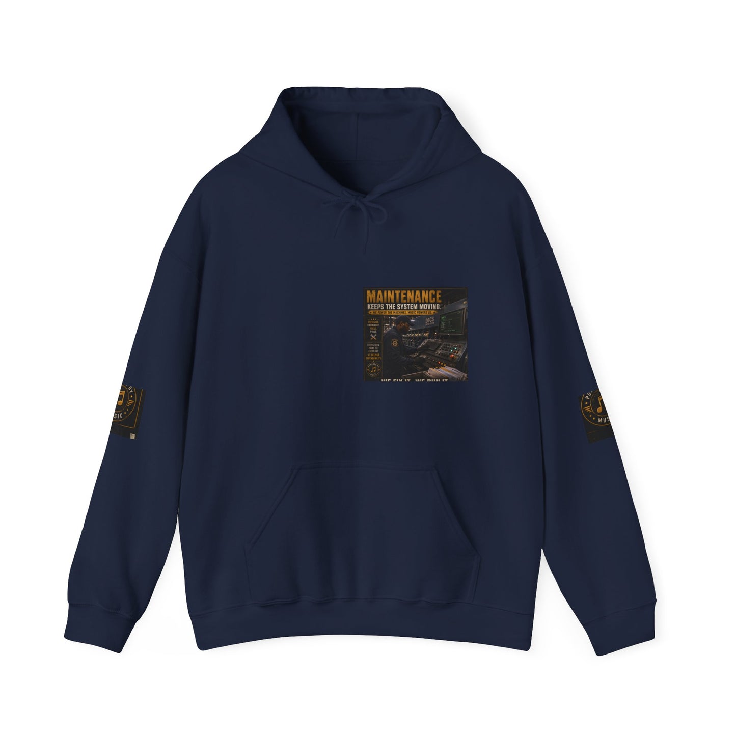 Postal Music — Maintenance Keeps the System Moving — Core Pullover Hoodie