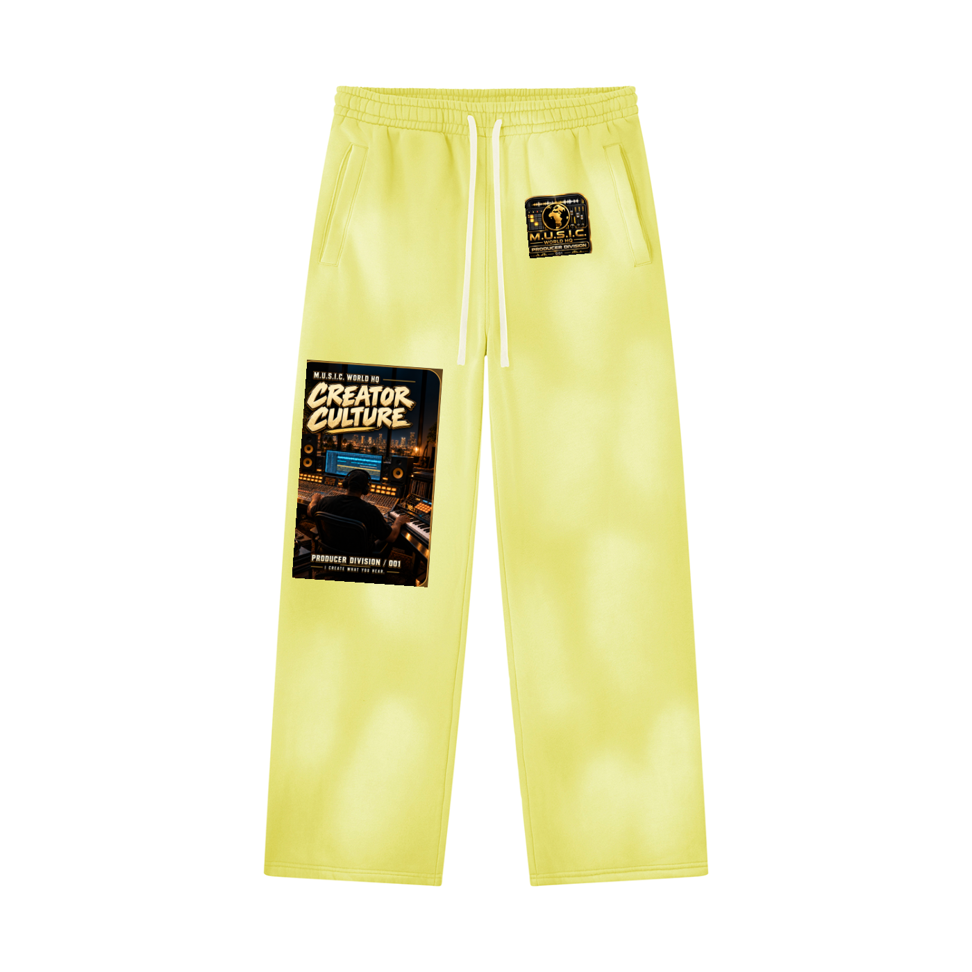 M.U.S.I.C. World HQ Creator Culture – Producer Division 001 Sunfade Sweatpants