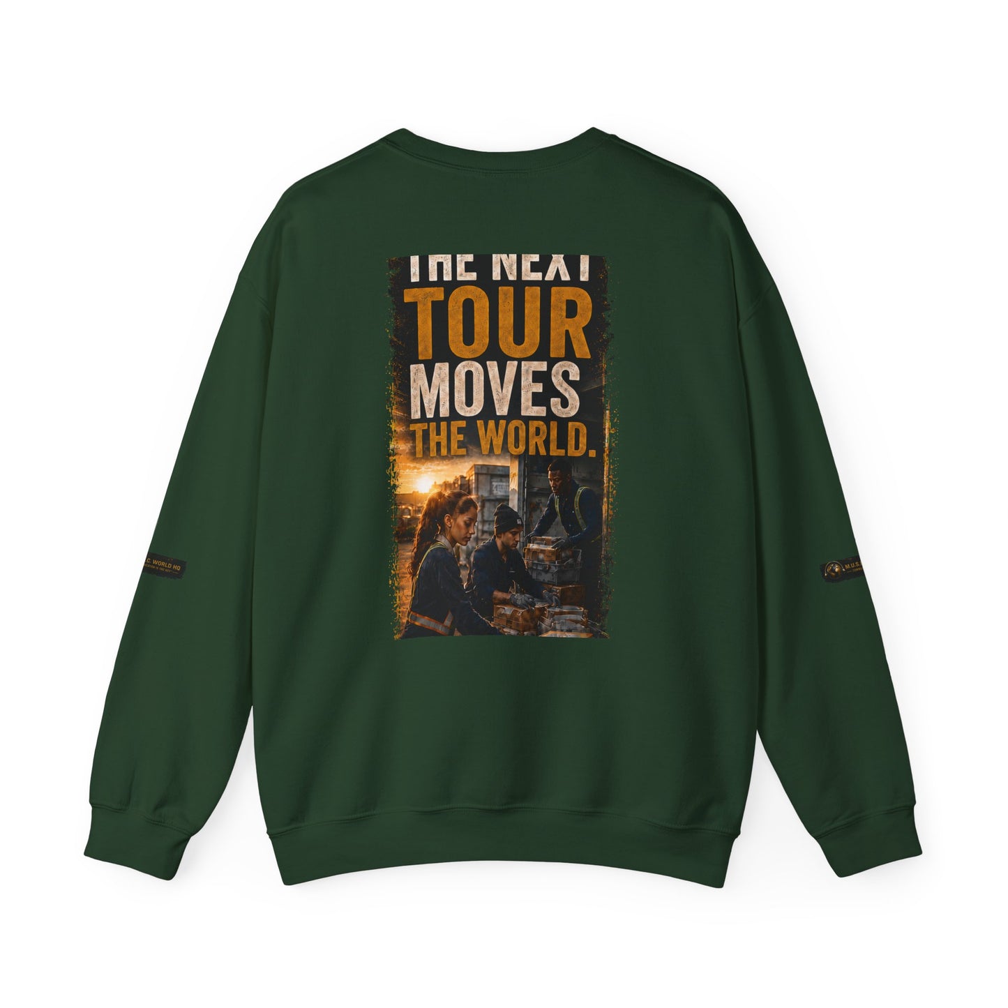Postal Music — The Next Tour Core Crewneck Sweatshirt — Color Group 1 of 3