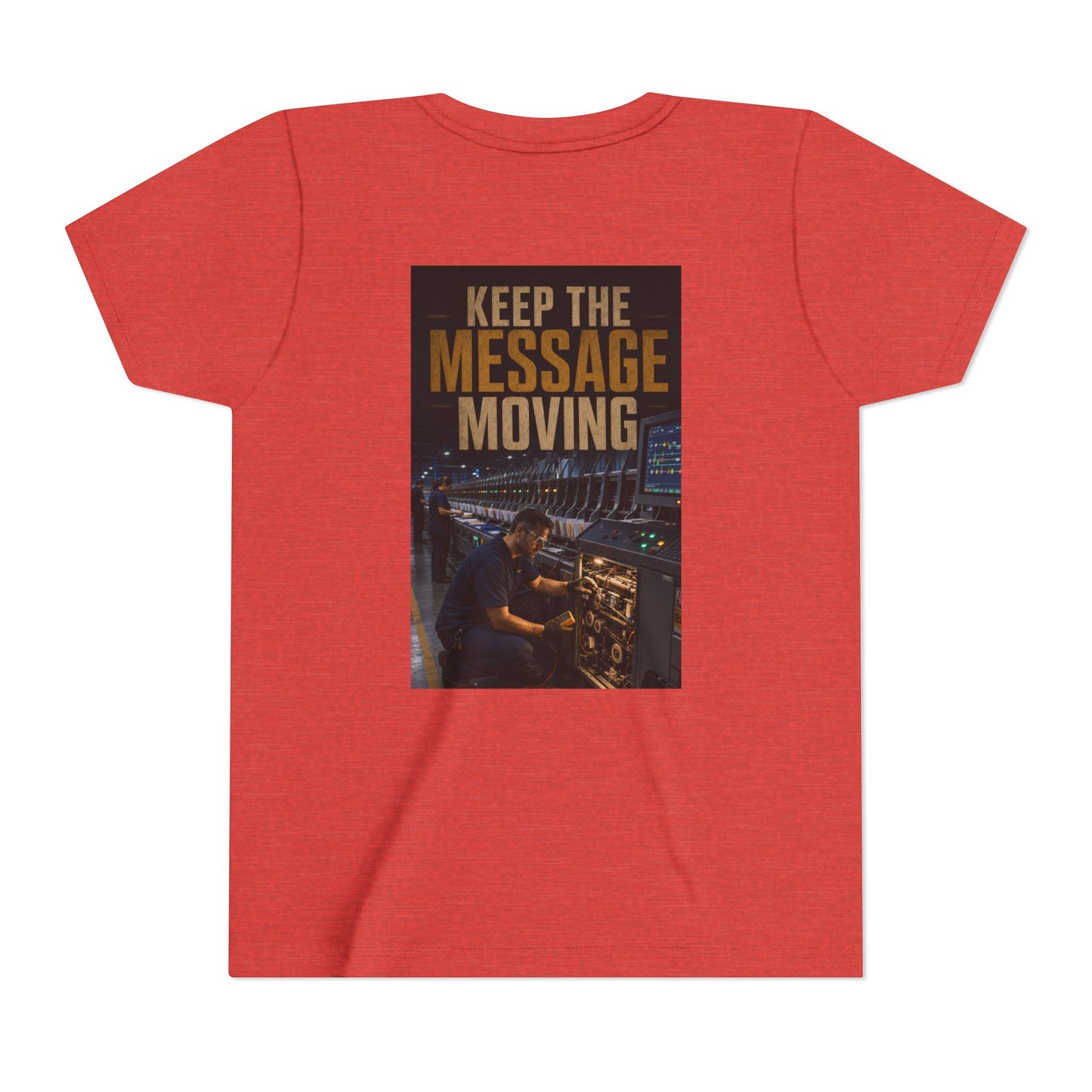 Postal Music — Keep the Message Moving — Youth T-Shirt