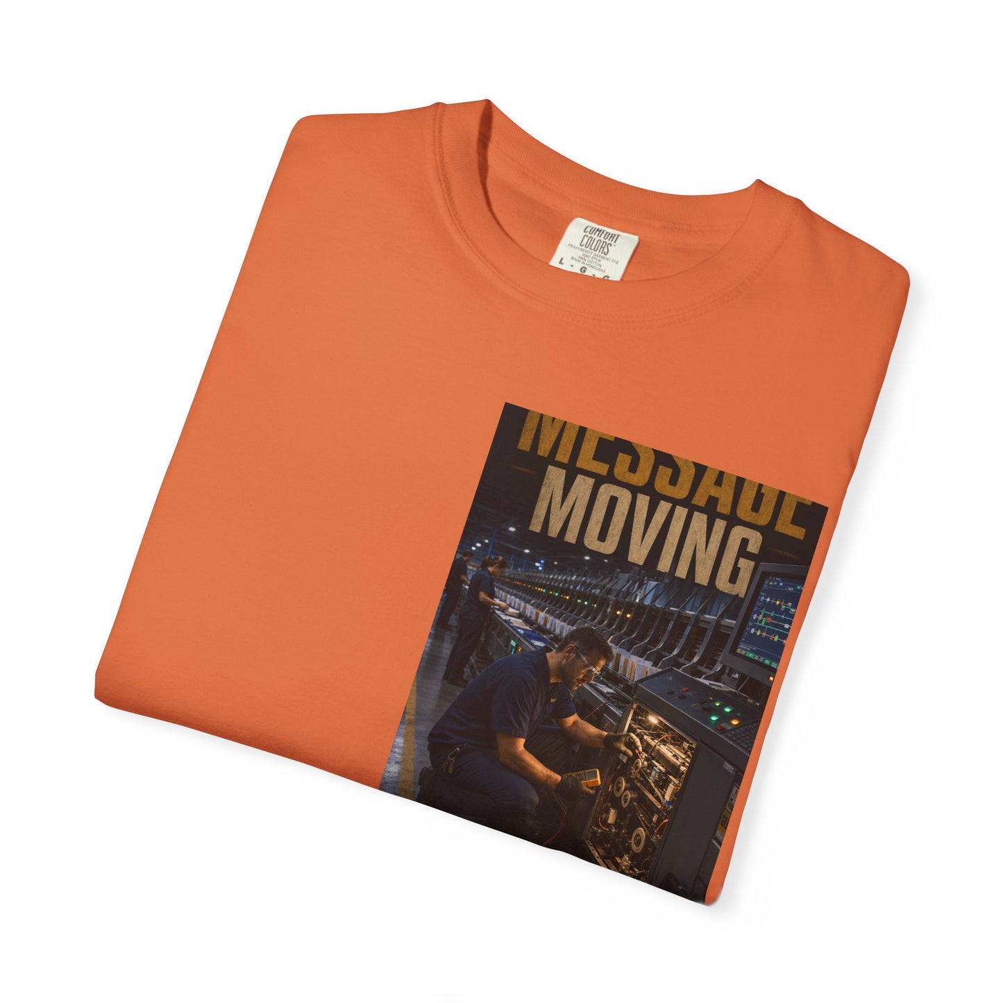 Postal Music — Keep the Message Moving — Garment-Dyed T-Shirt