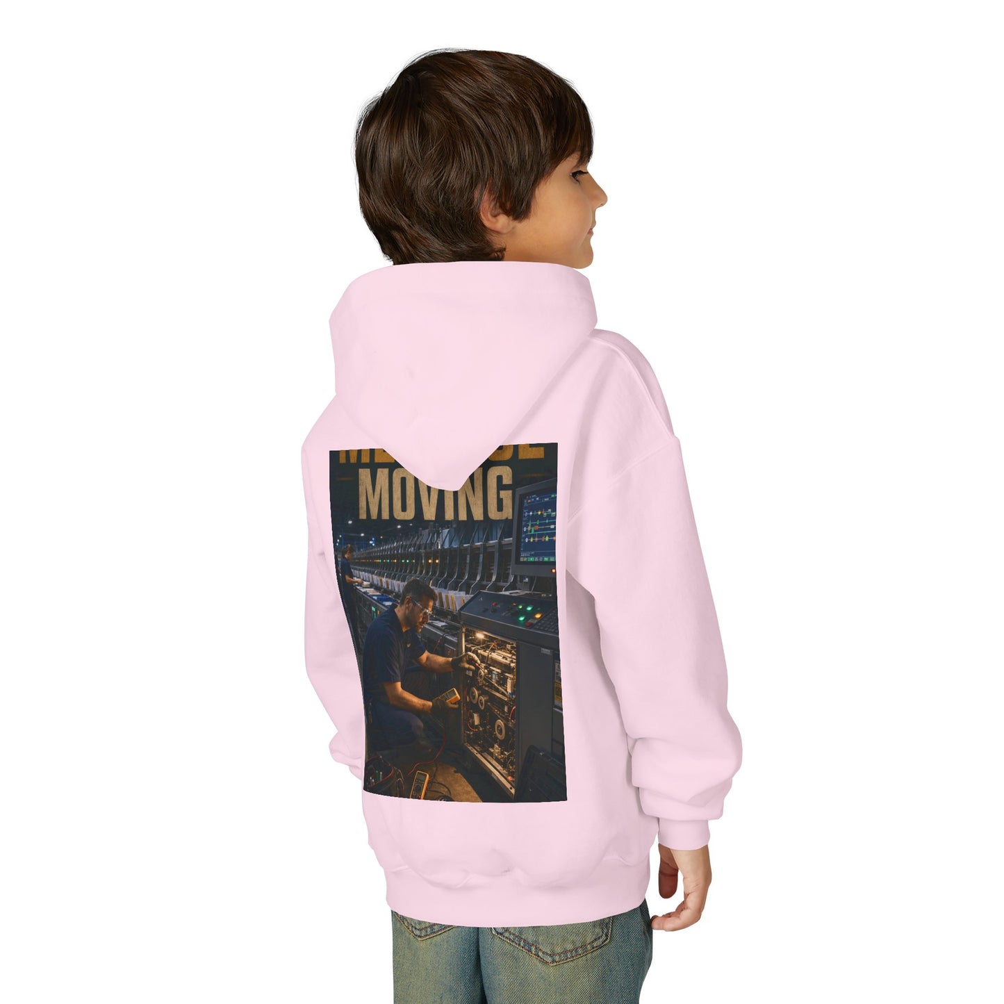 Postal Music — Keep the Message Moving — Youth Hoodie