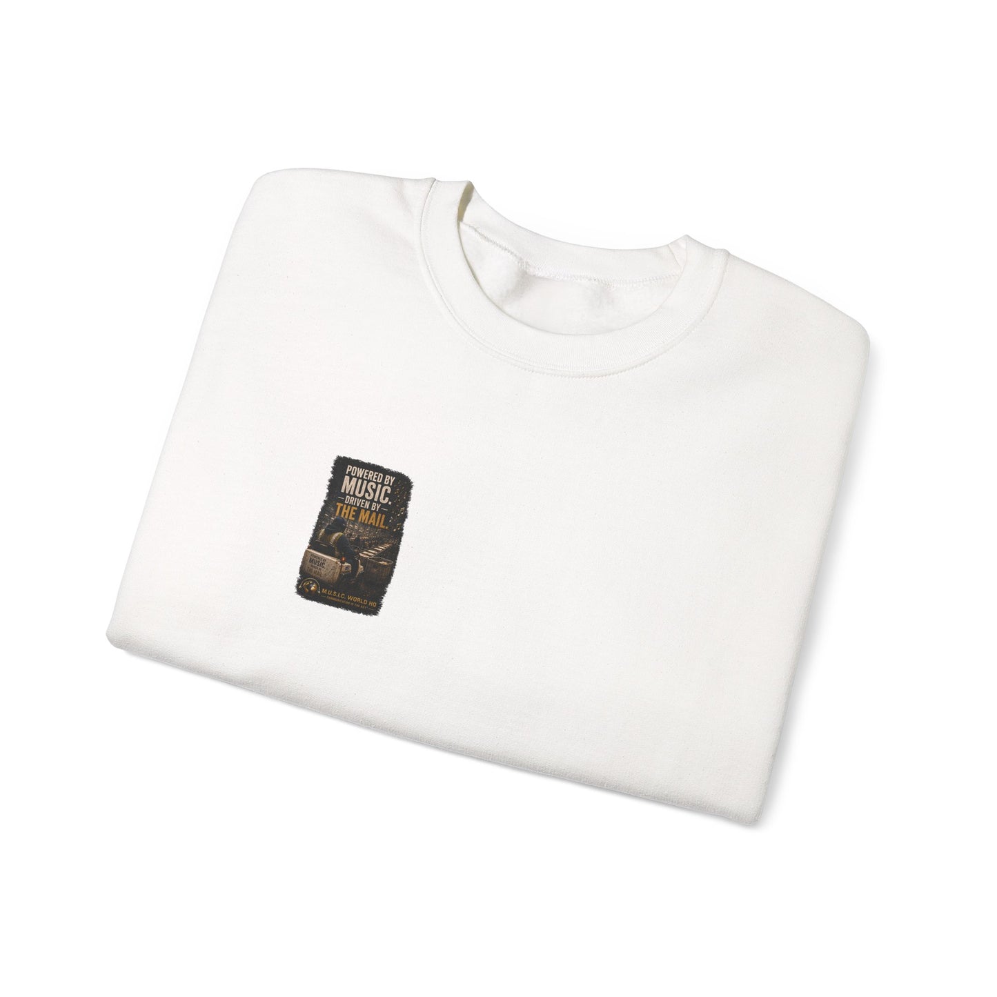 Postal Music - Powered by Music Crewneck Sweatshirt - Colorways C