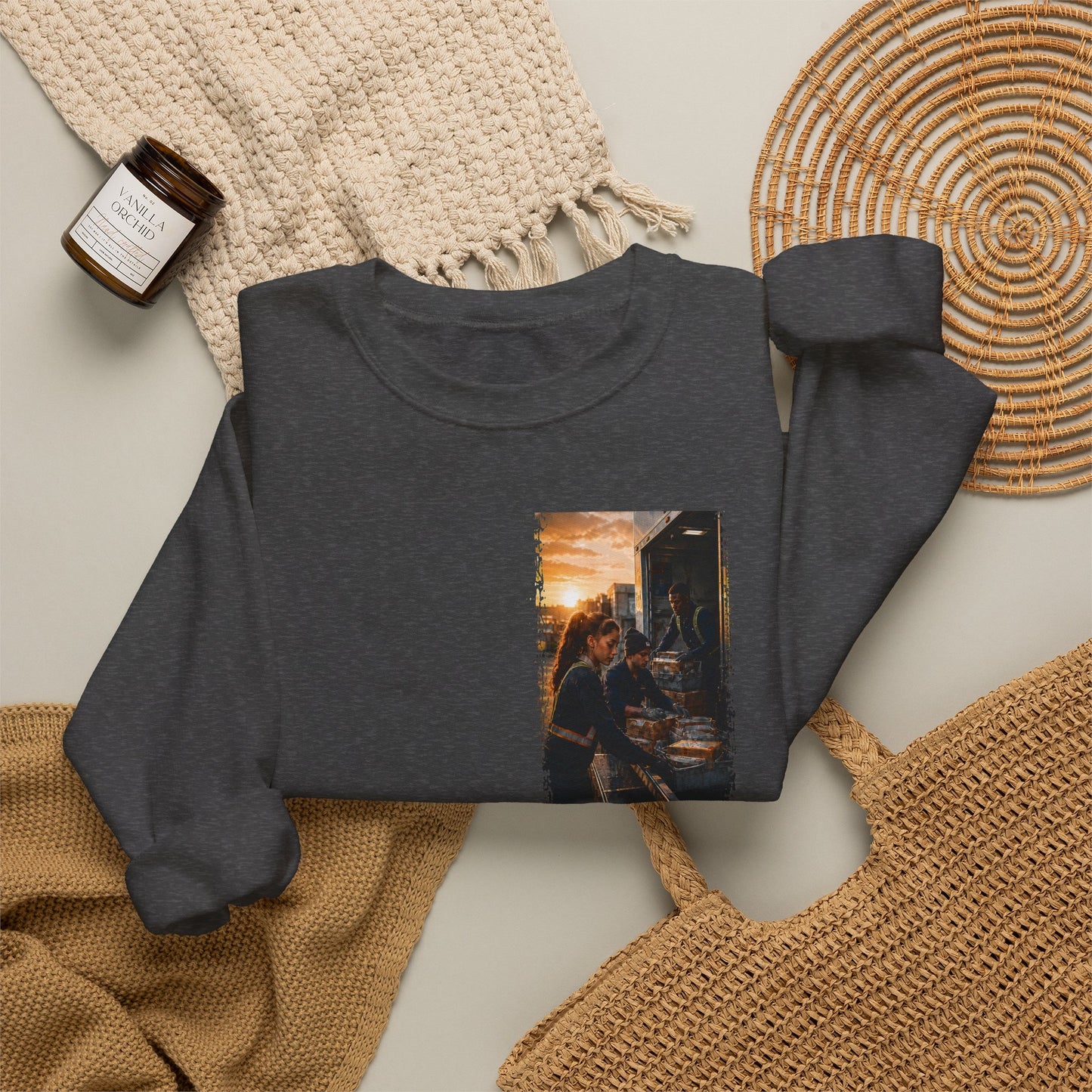 Postal Music — The Next Tour Core Crewneck Sweatshirt — Color Group 1 of 3