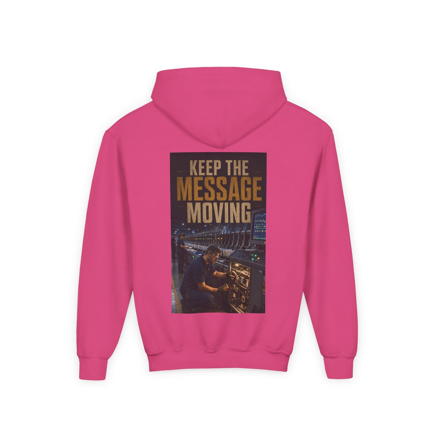 Postal Music — Keep the Message Moving — Youth Hoodie