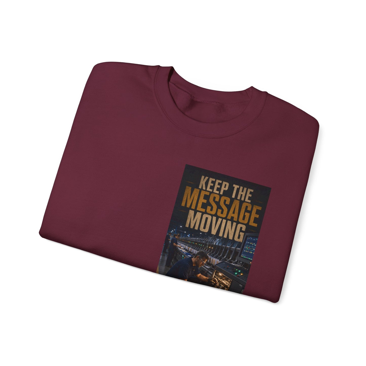 Postal Music — Keep the Message Moving — Core Crewneck Sweatshirt