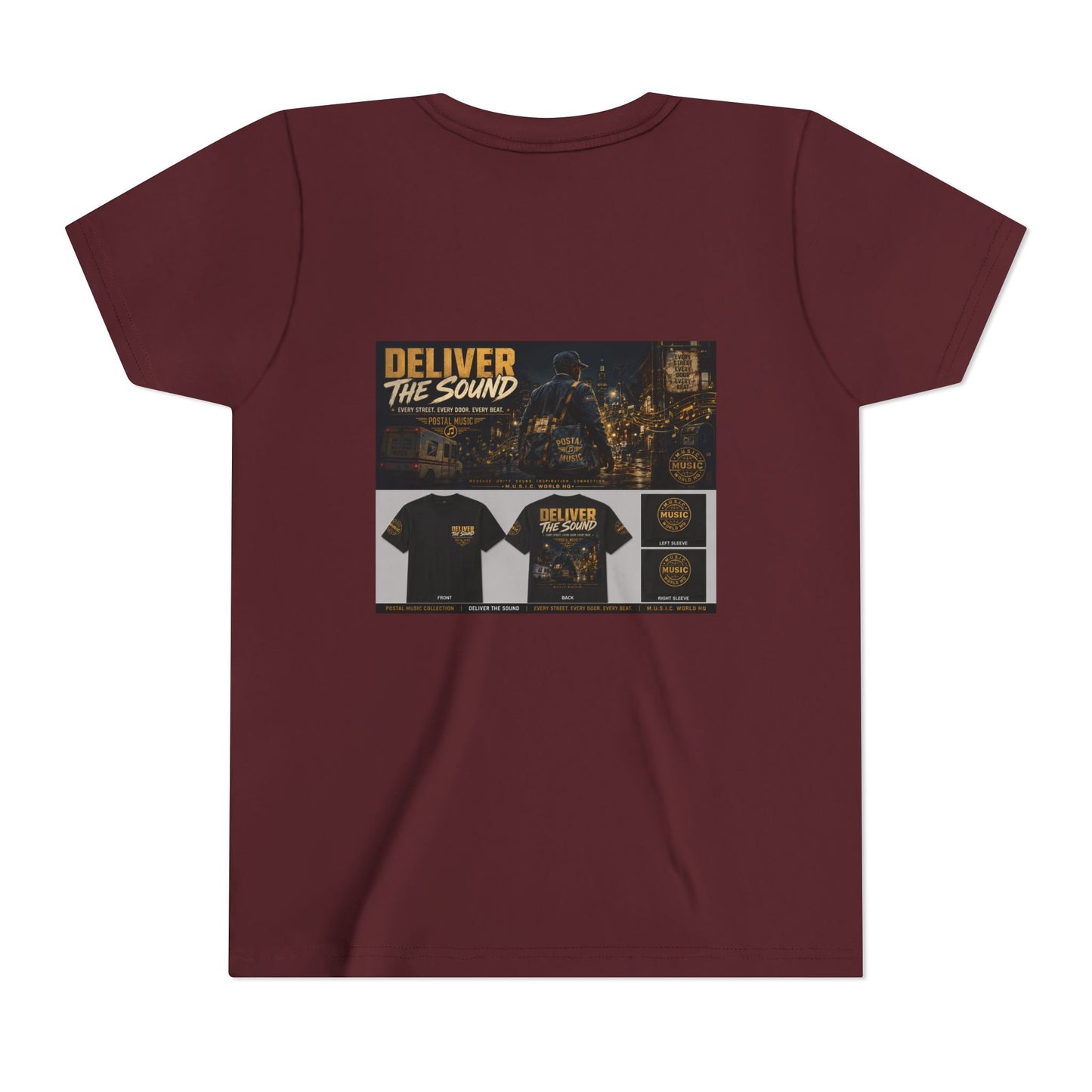 Postal Music — Deliver the Sound — Youth T-Shirt