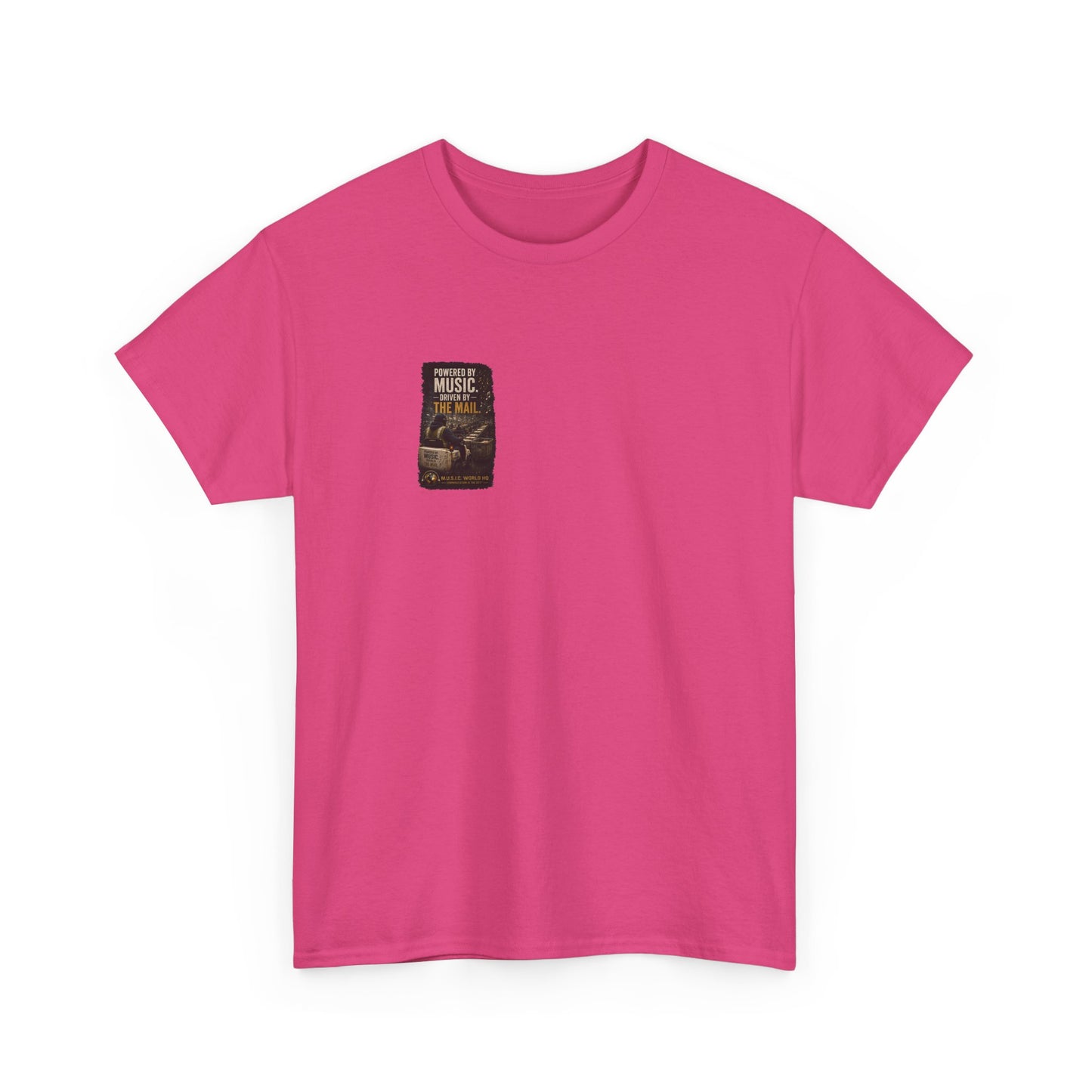 Postal Music - Powered by Music Premium T-Shirt - Colorways C