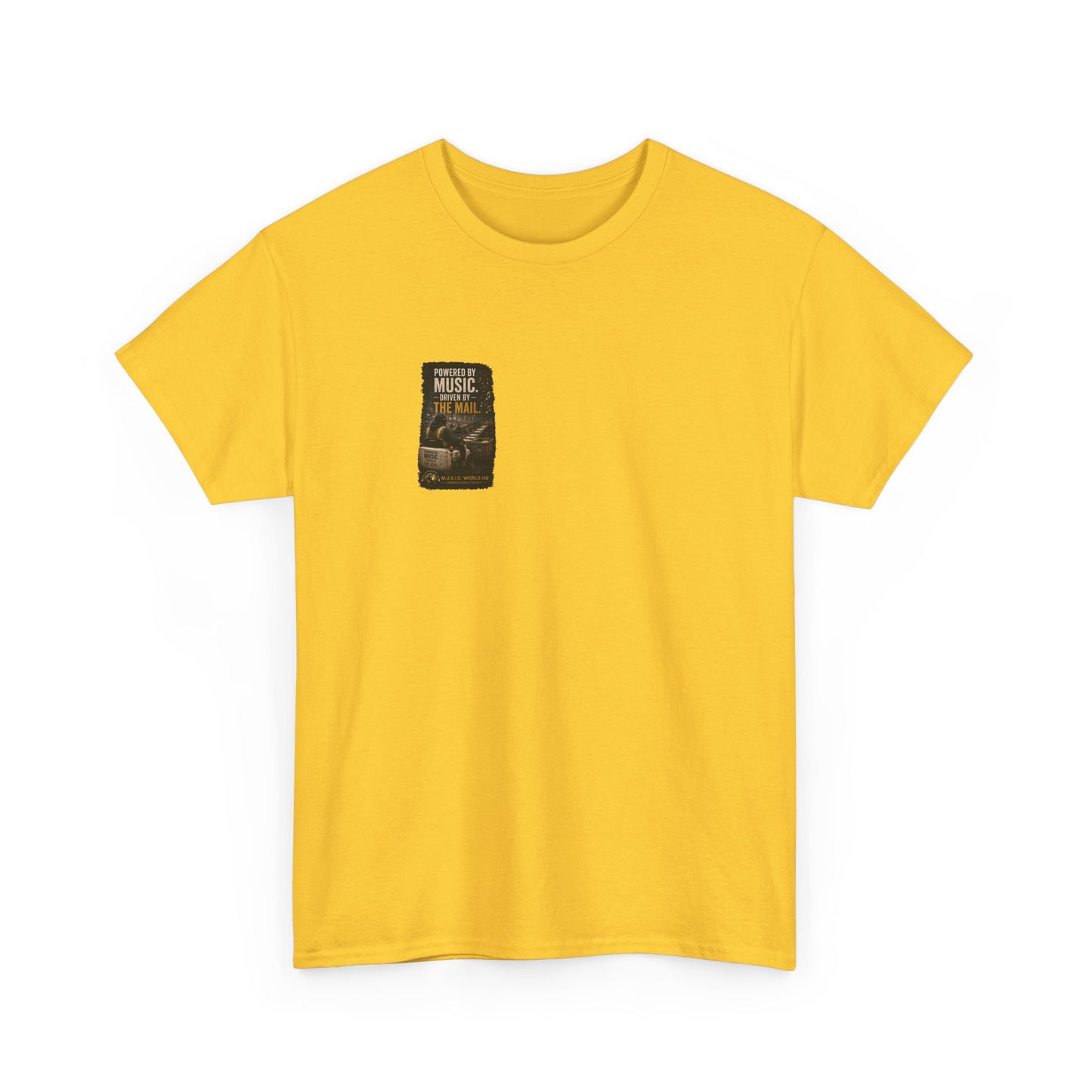 Postal Music - Powered by Music Premium T-Shirt - Colorways B