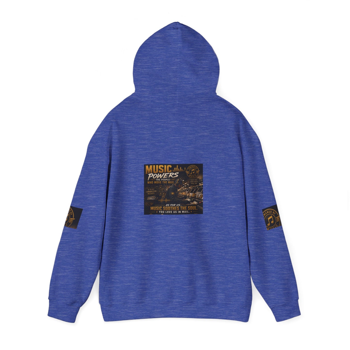Postal Music — Music Powers the People — Core Pullover Hoodie