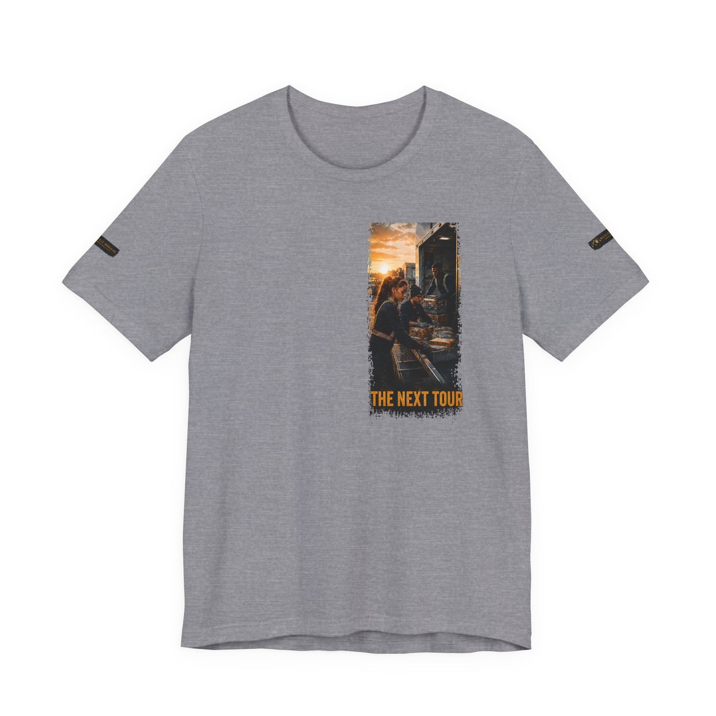 Postal Music — The Next Tour Premium Unisex T-Shirt — Color Group 7 of 11