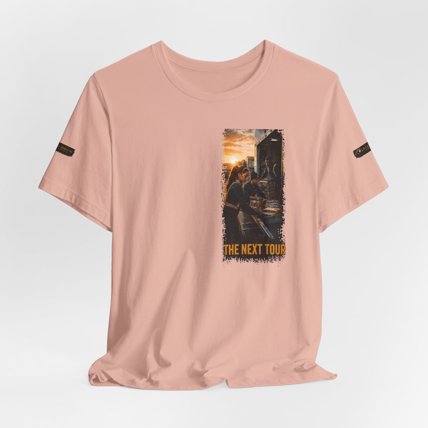 Postal Music — The Next Tour Premium Unisex T-Shirt — Color Group 9 of 11