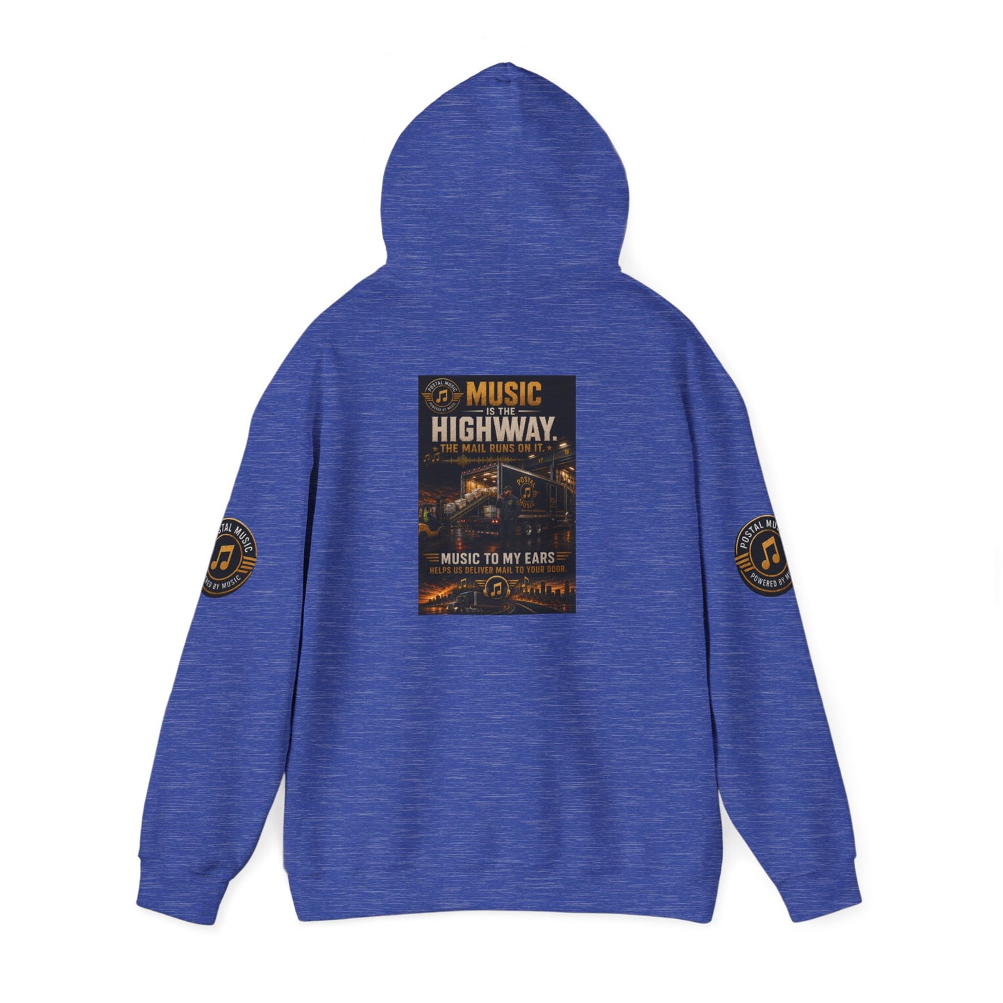 Postal Music — Music Is the Highway — Core Pullover Hoodie