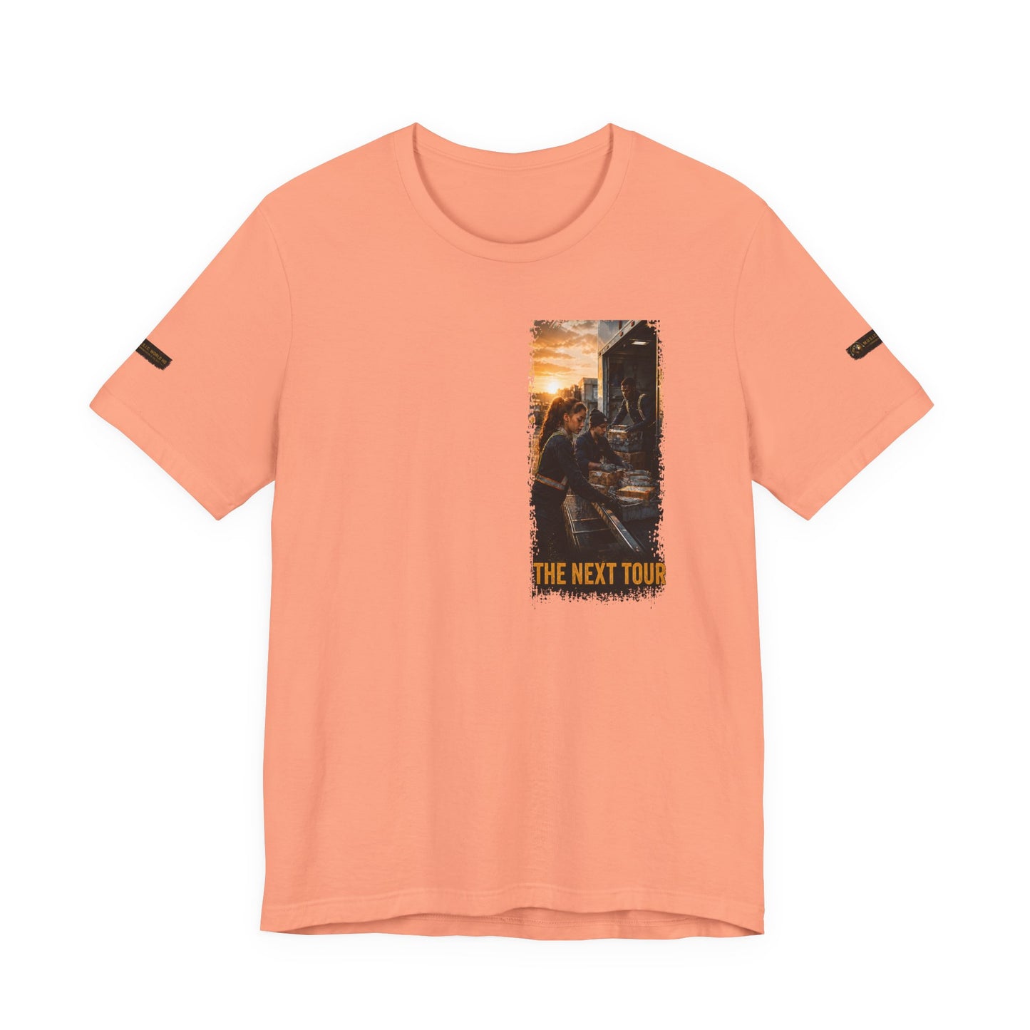 Postal Music — The Next Tour Premium Unisex T-Shirt — Color Group 10 of 11