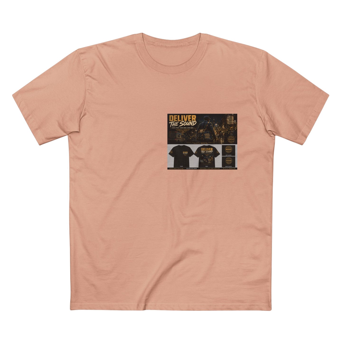 Postal Music — Deliver the Sound — Streetwear T-Shirt