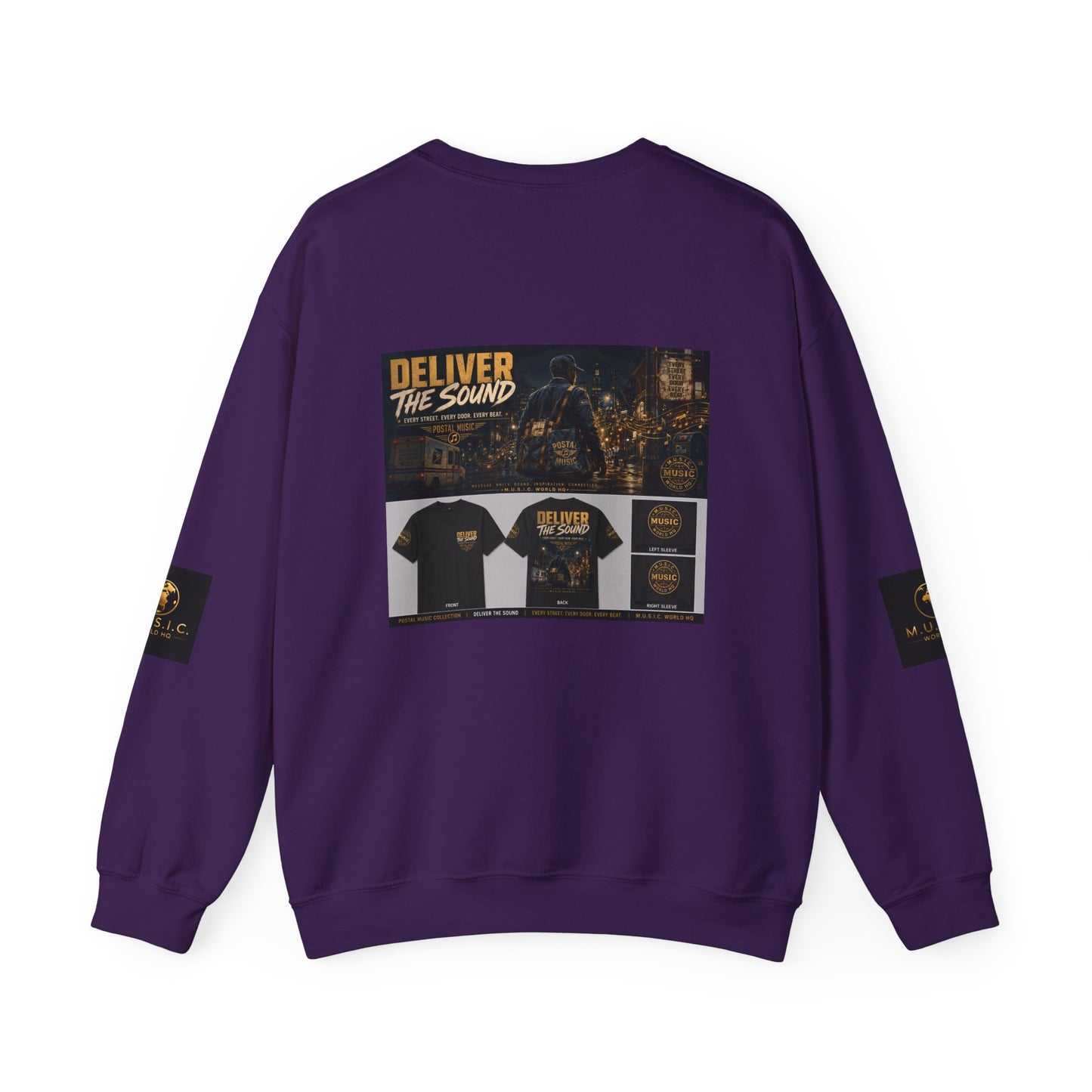 Postal Music — Deliver the Sound — Core Crewneck Sweatshirt