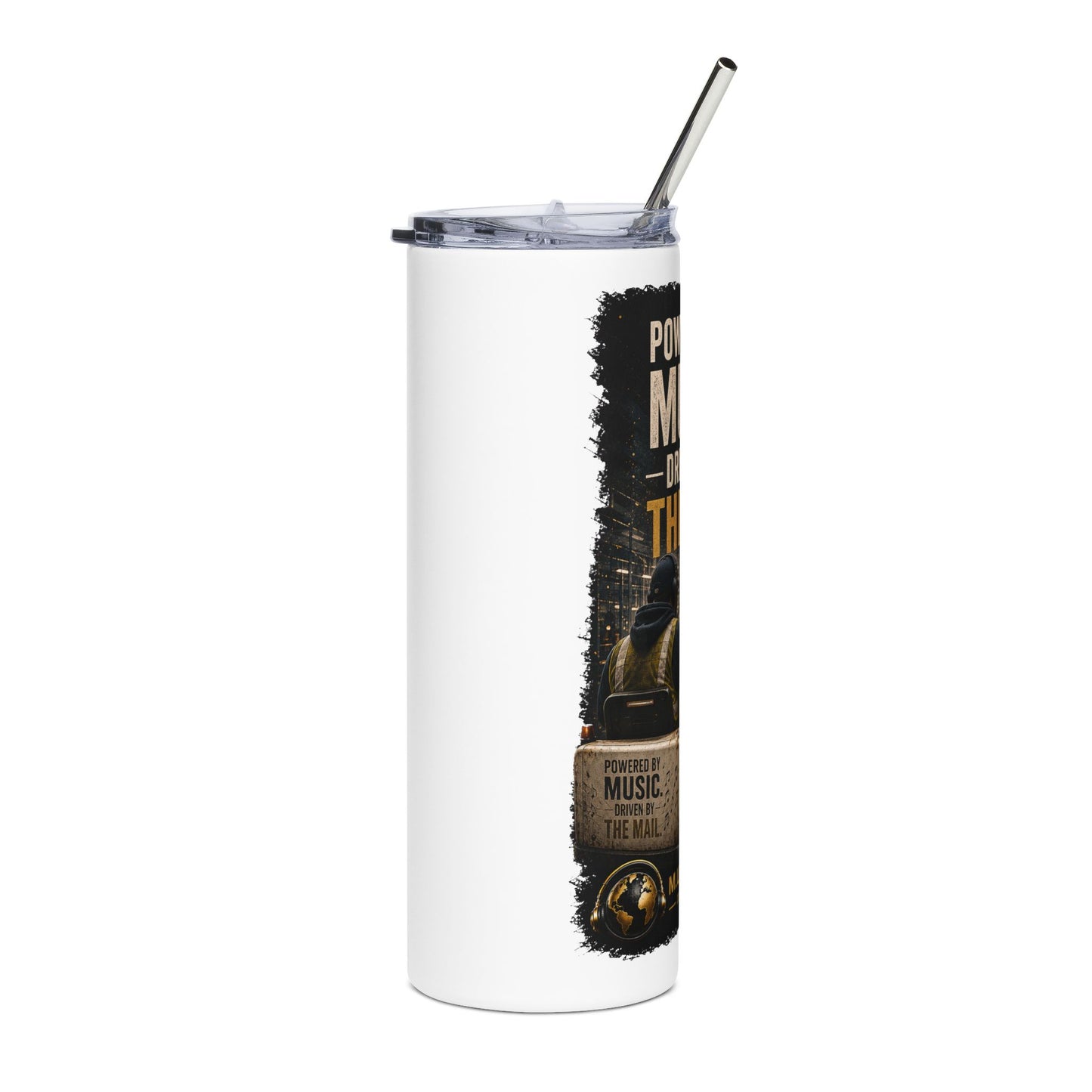 Postal Music - Powered by Music Stainless Tumbler