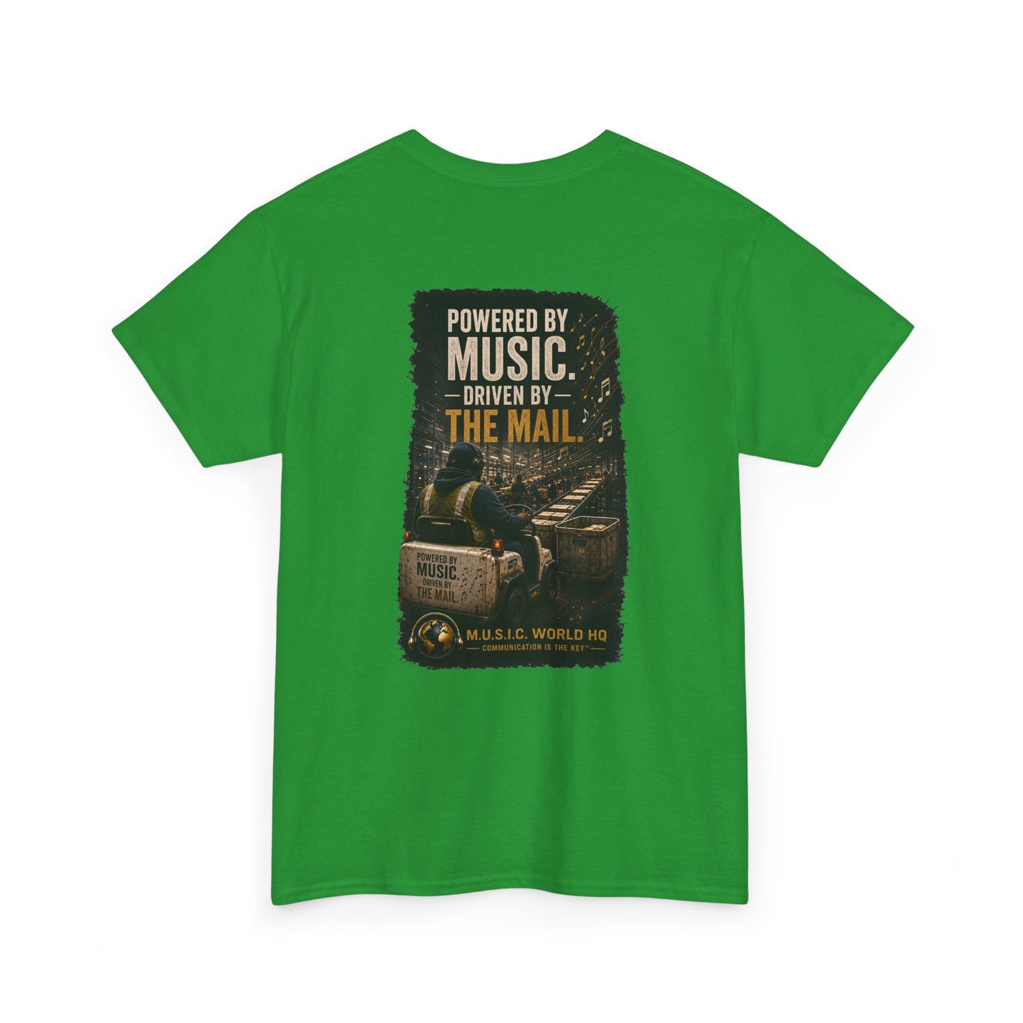 Postal Music - Powered by Music Premium T-Shirt - Colorways C