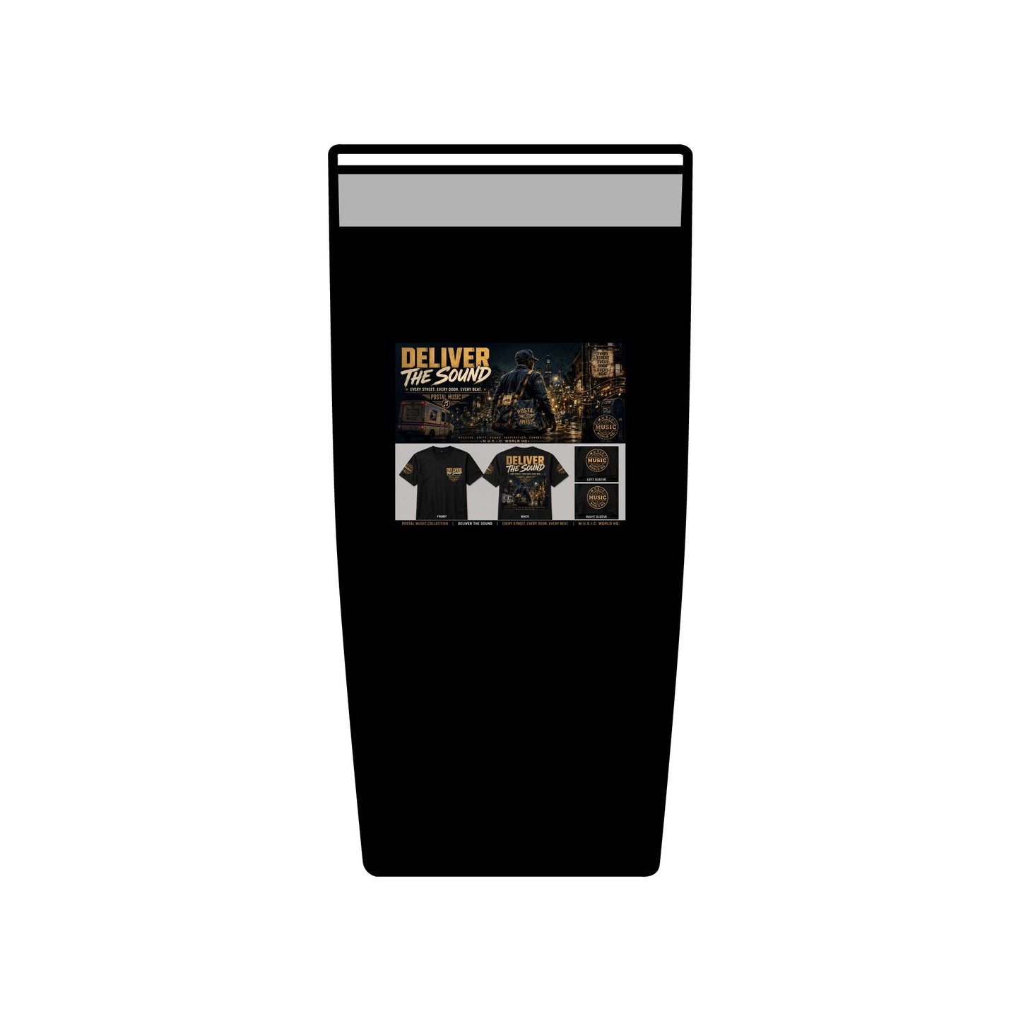 Postal Music — Deliver the Sound — Insulated Tumbler 20oz