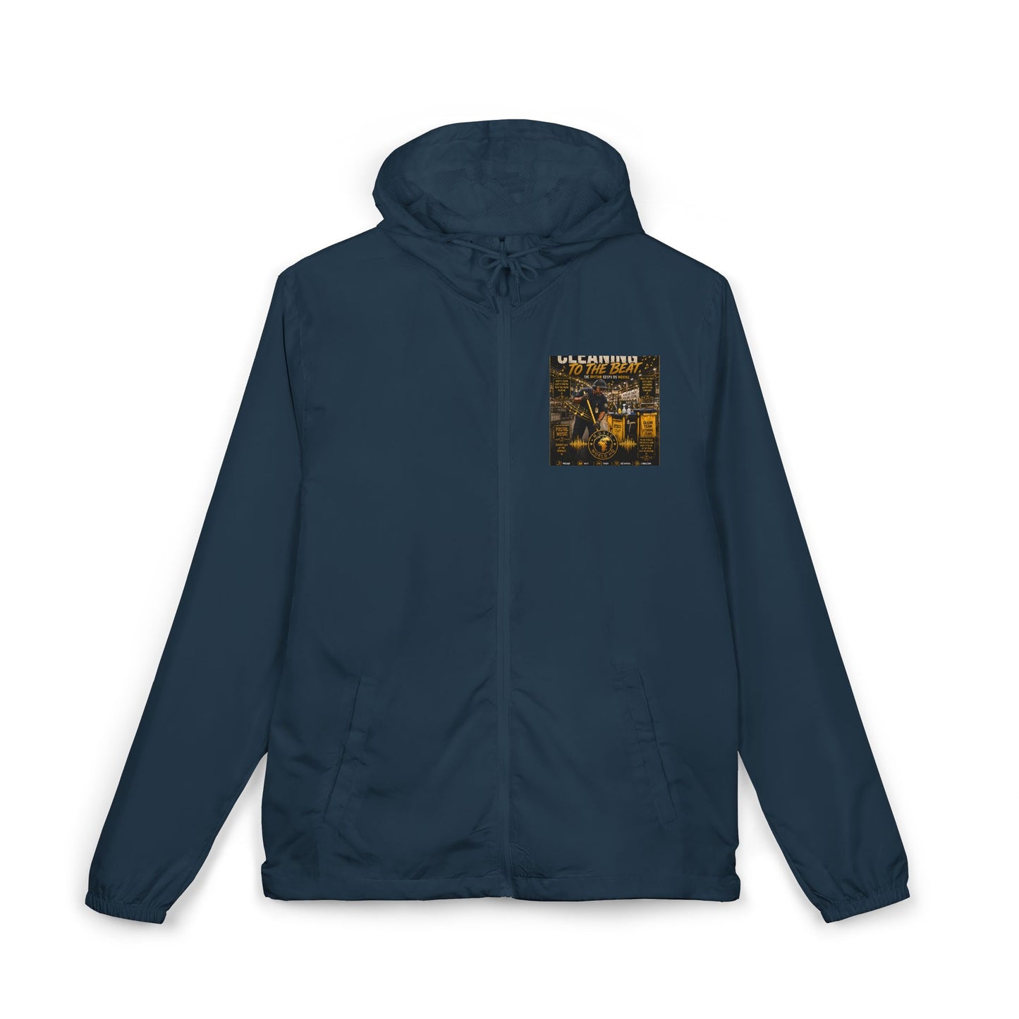 Cleaning to the Beat — Athletic Track Jacket