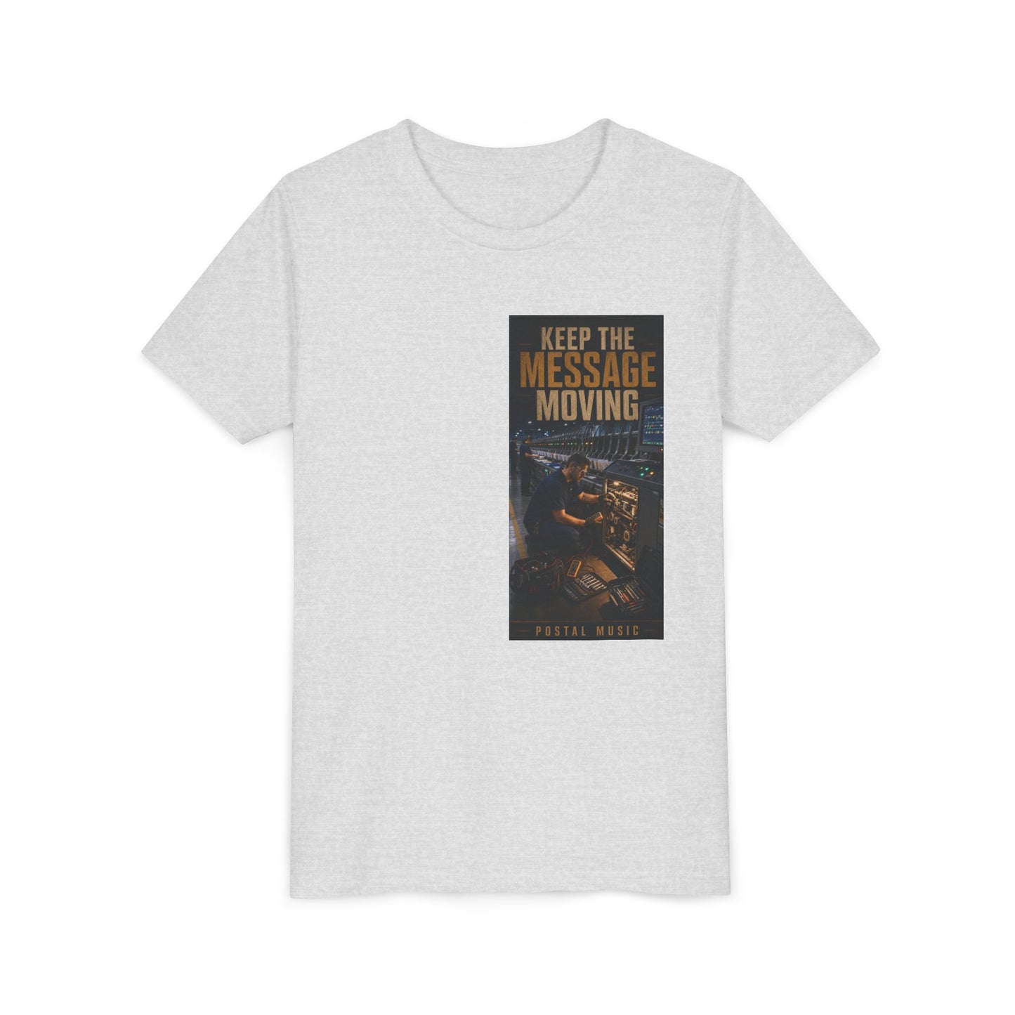 Postal Music — Keep the Message Moving — Youth T-Shirt