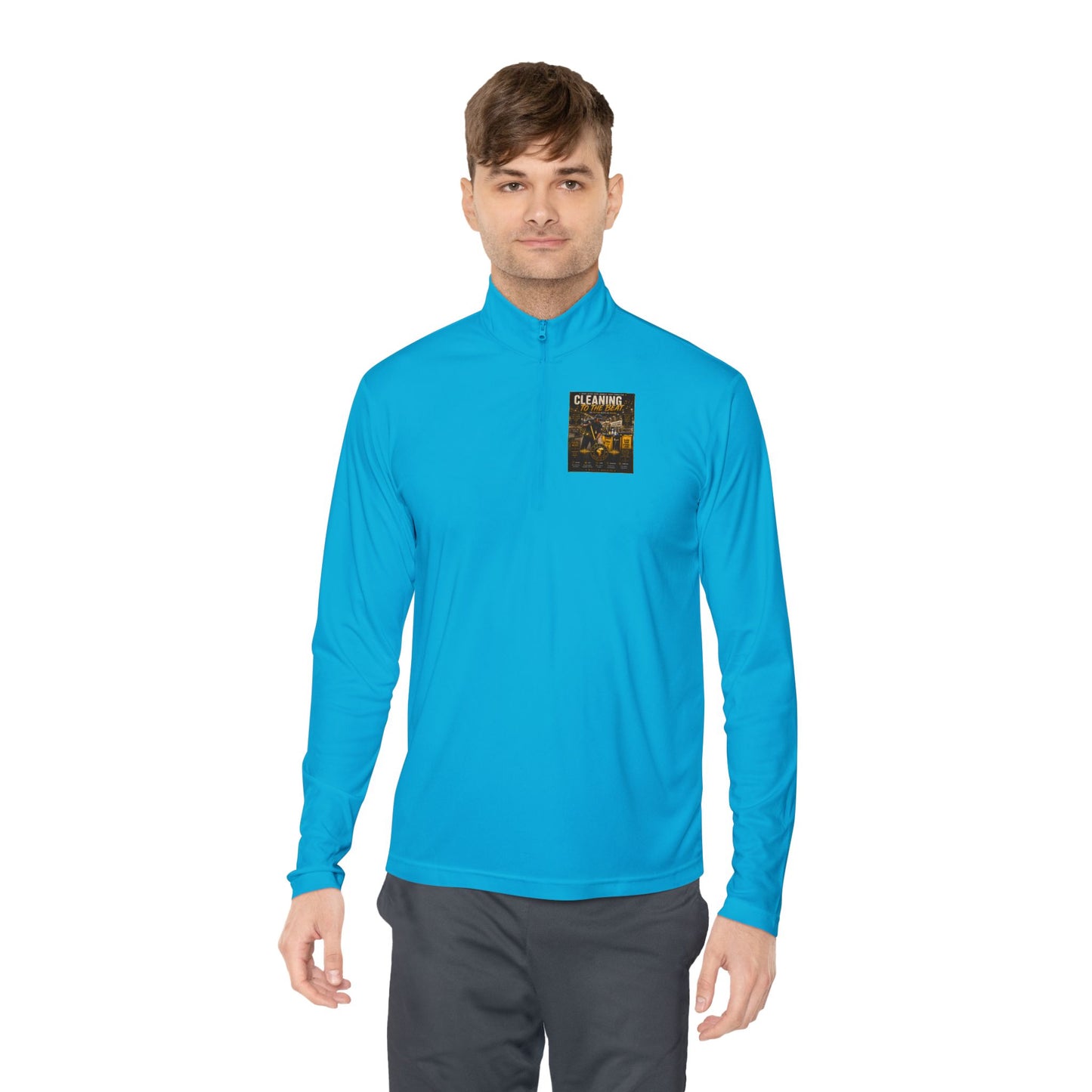 Cleaning to the Beat — Quarter-Zip Pullover