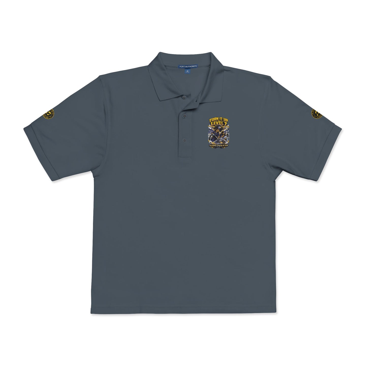 Postal Music - Turn It Up to Level 7 - Unisex Polo Shirt