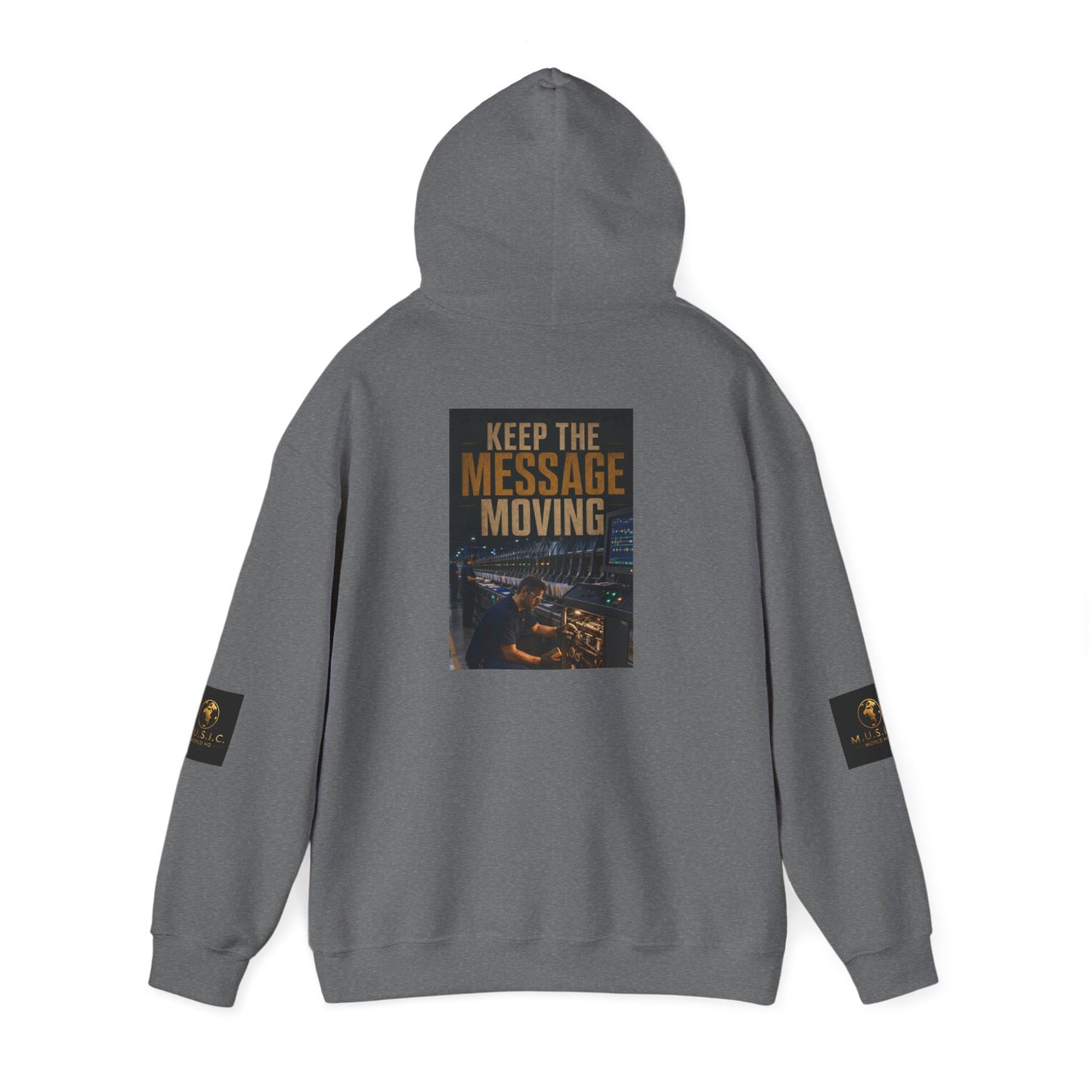 Postal Music — Keep the Message Moving — Core Pullover Hoodie