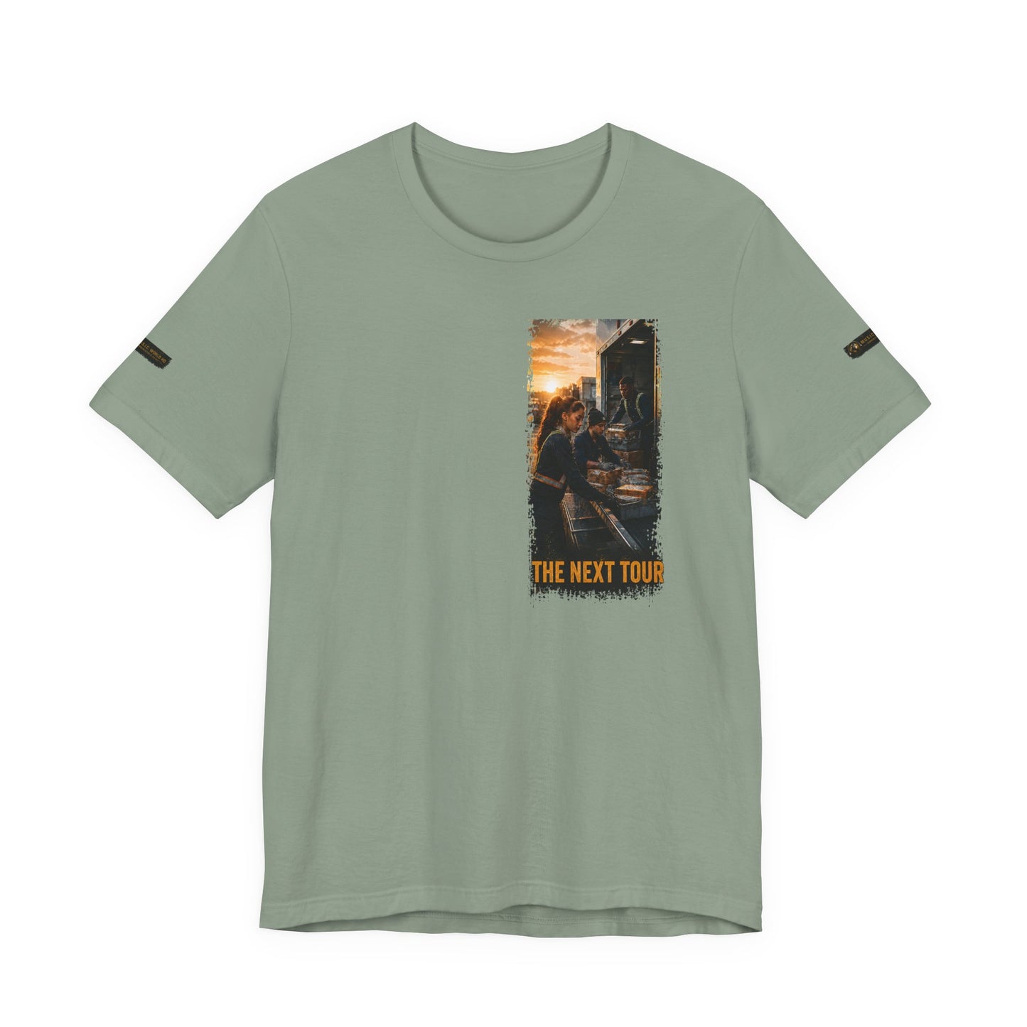 Postal Music — The Next Tour Premium Unisex T-Shirt — Color Group 9 of 11
