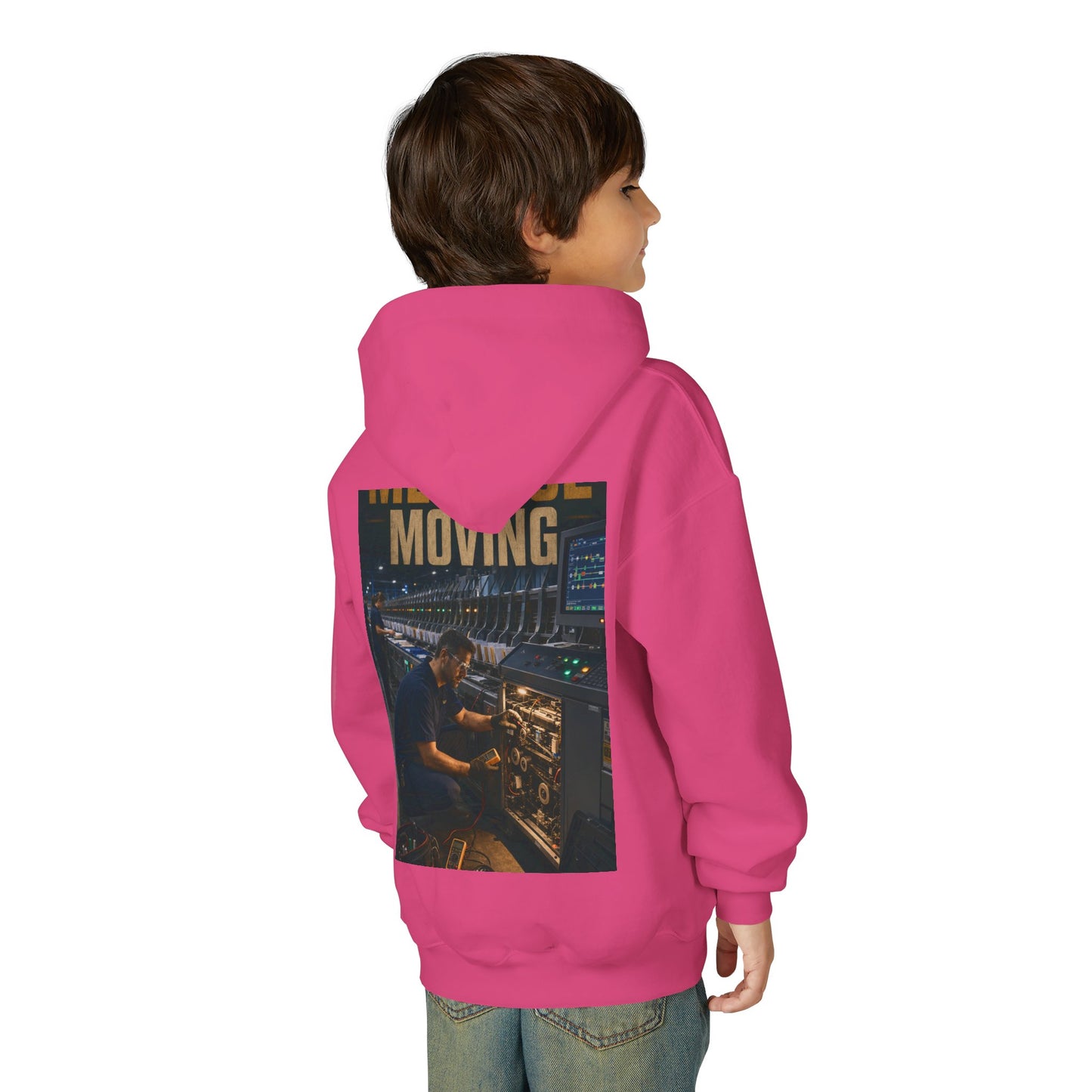 Postal Music — Keep the Message Moving — Youth Hoodie