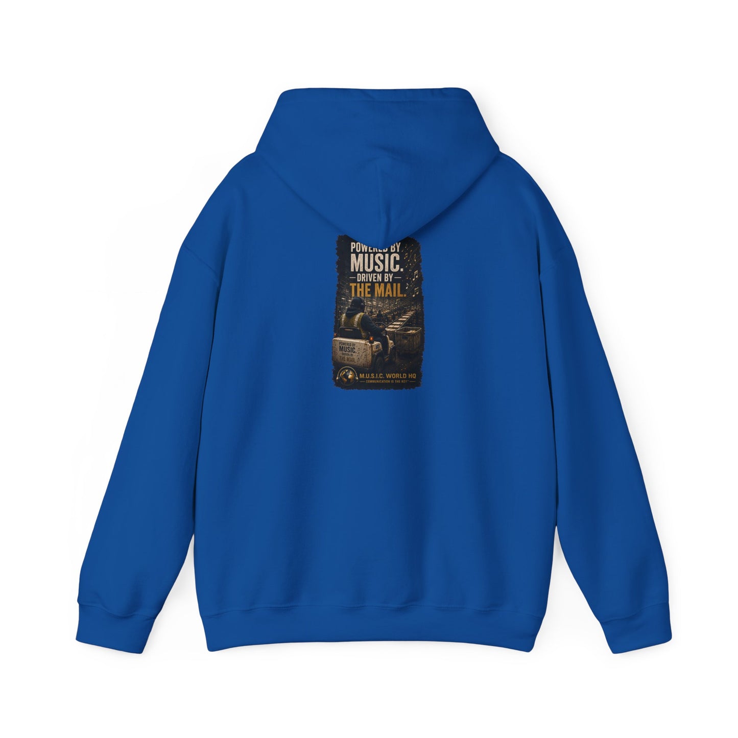 Postal Music - Powered by Music Hoodie - Colorways C