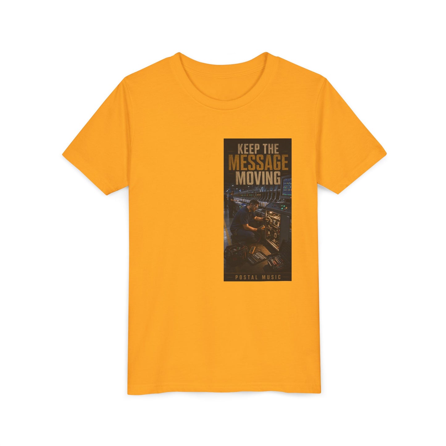 Postal Music — Keep the Message Moving — Youth T-Shirt