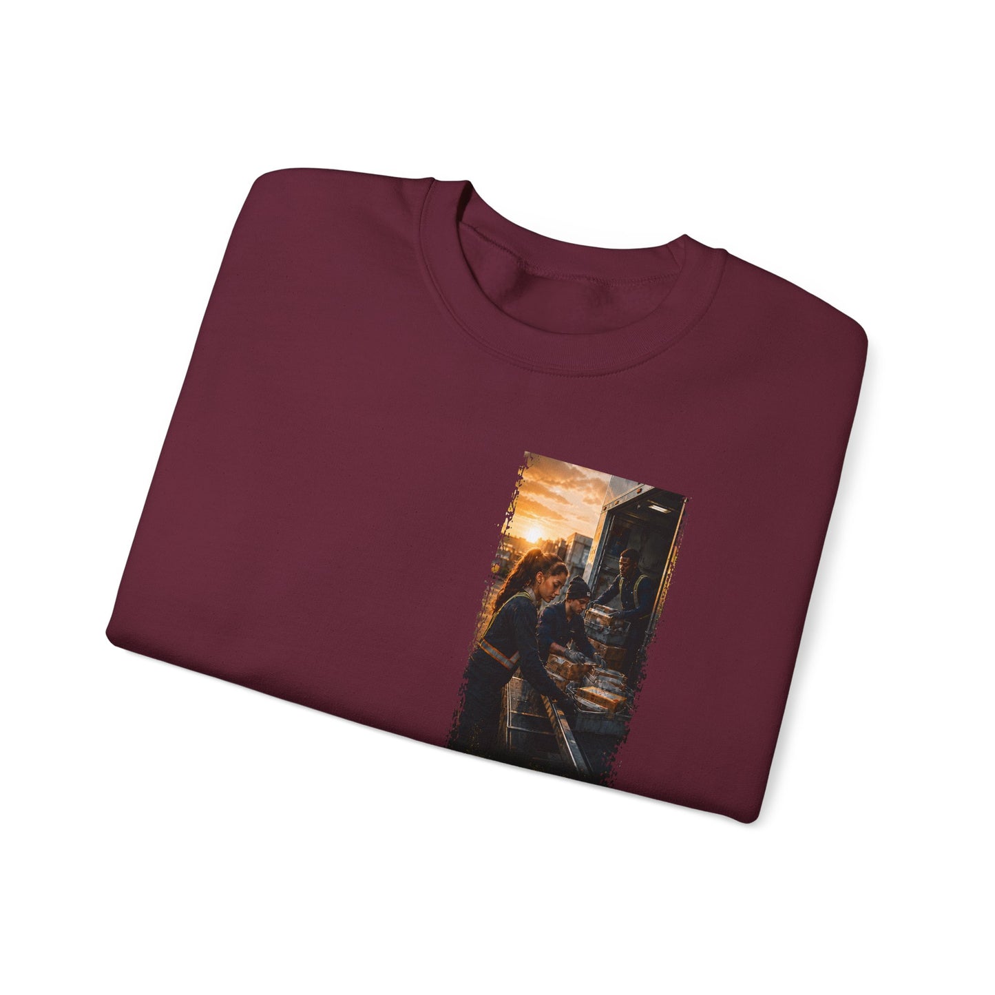 Postal Music — The Next Tour Core Crewneck Sweatshirt — Color Group 2 of 3
