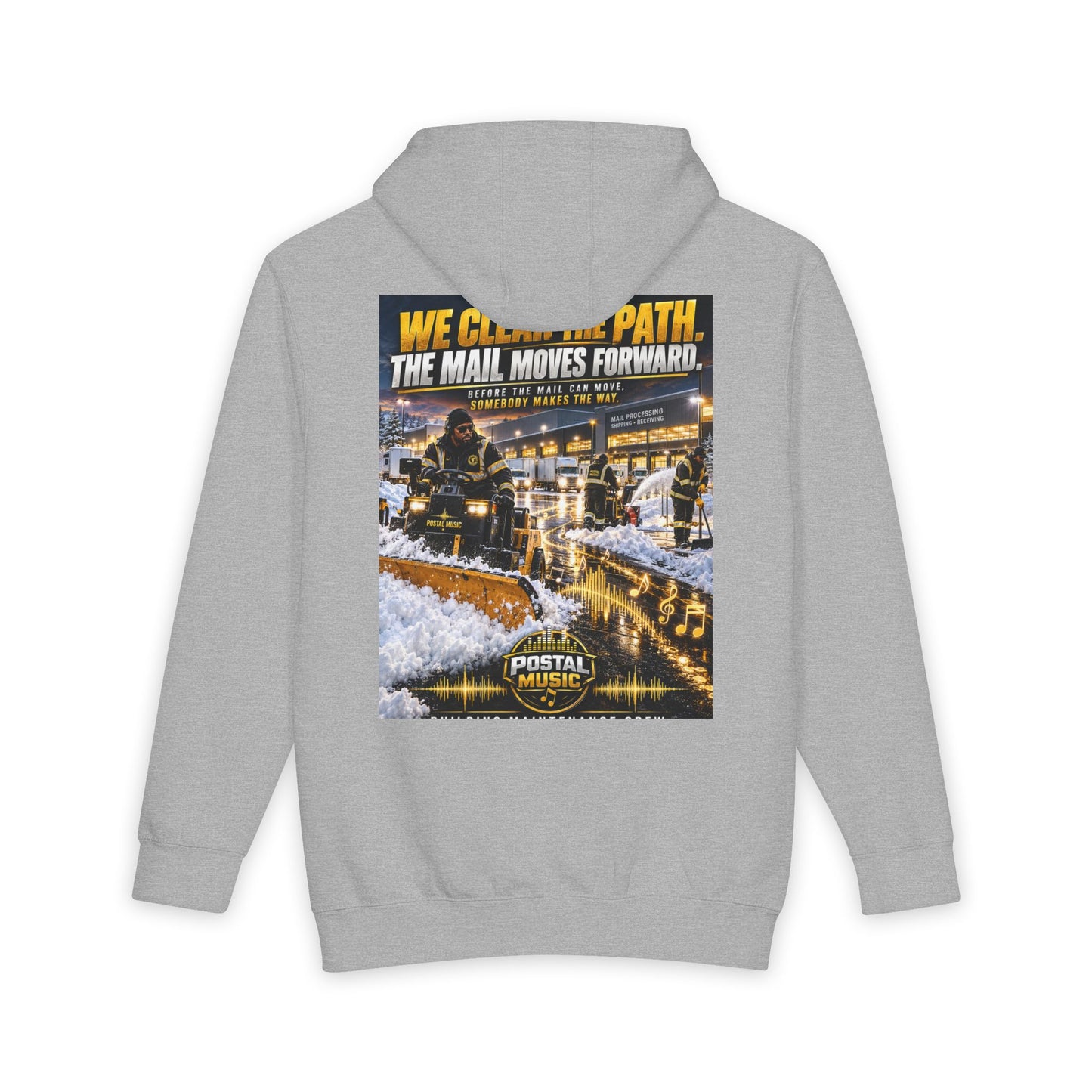 Postal Music - We Clear the Path - Men's Heavyweight Hoodie