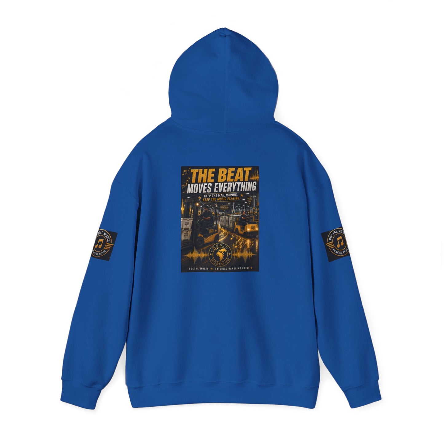 The Beat Moves Everything — Men's Hoodie | Postal Music