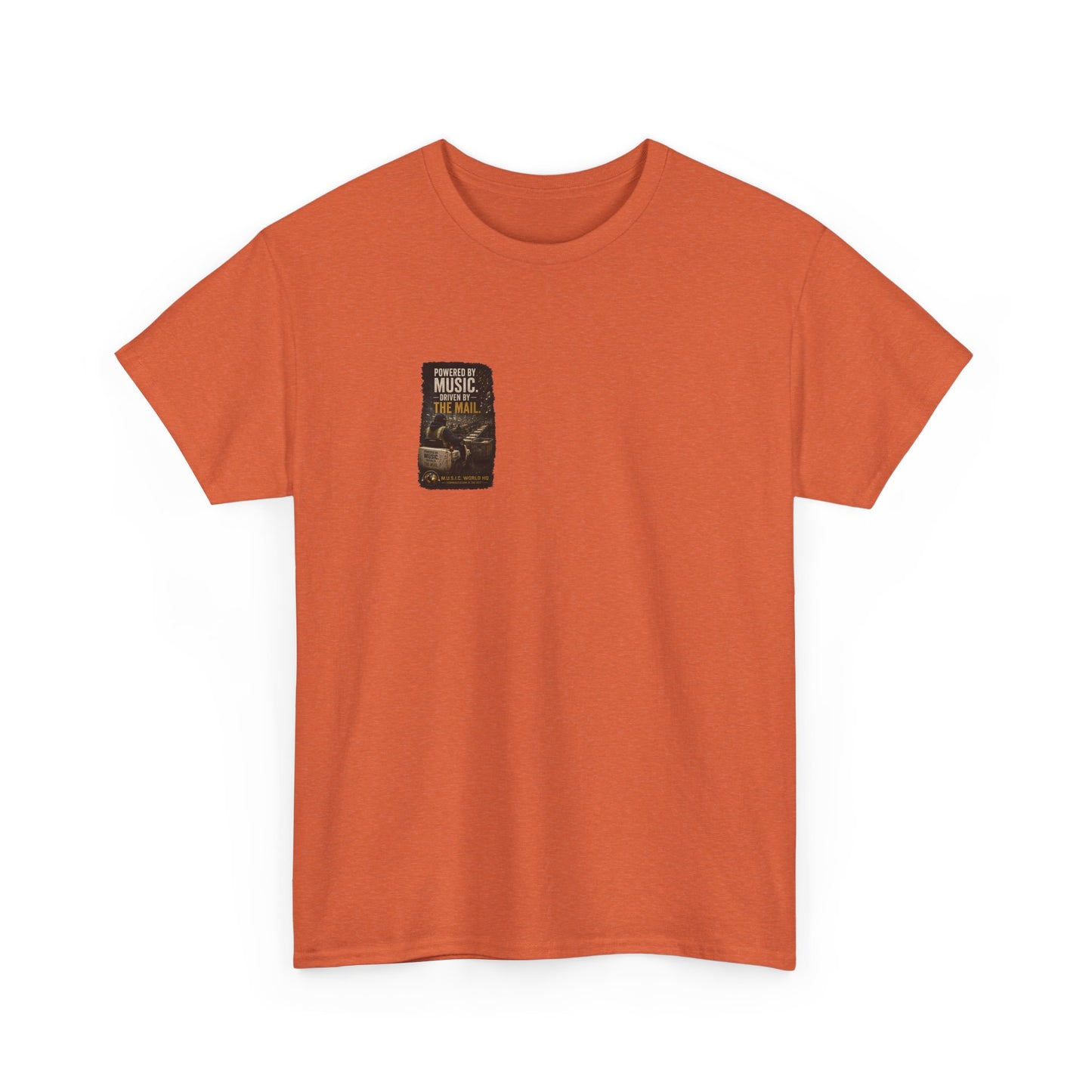Postal Music - Powered by Music Premium T-Shirt - Colorways E