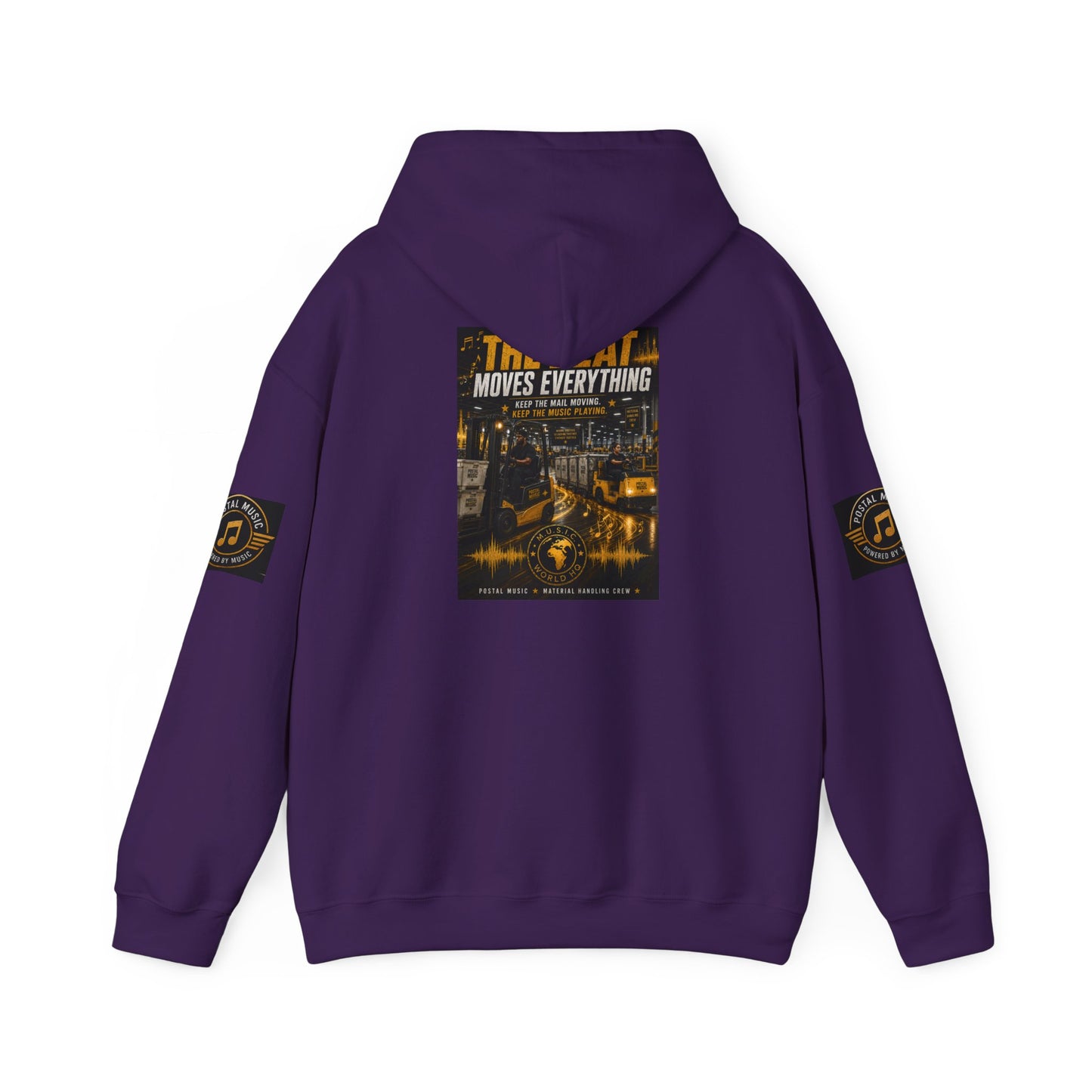 The Beat Moves Everything — Men's Hoodie | Postal Music
