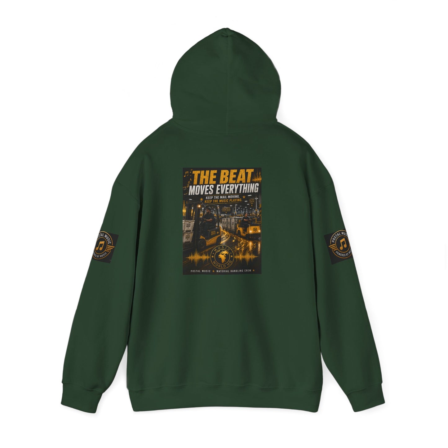 The Beat Moves Everything — Men's Hoodie | Postal Music