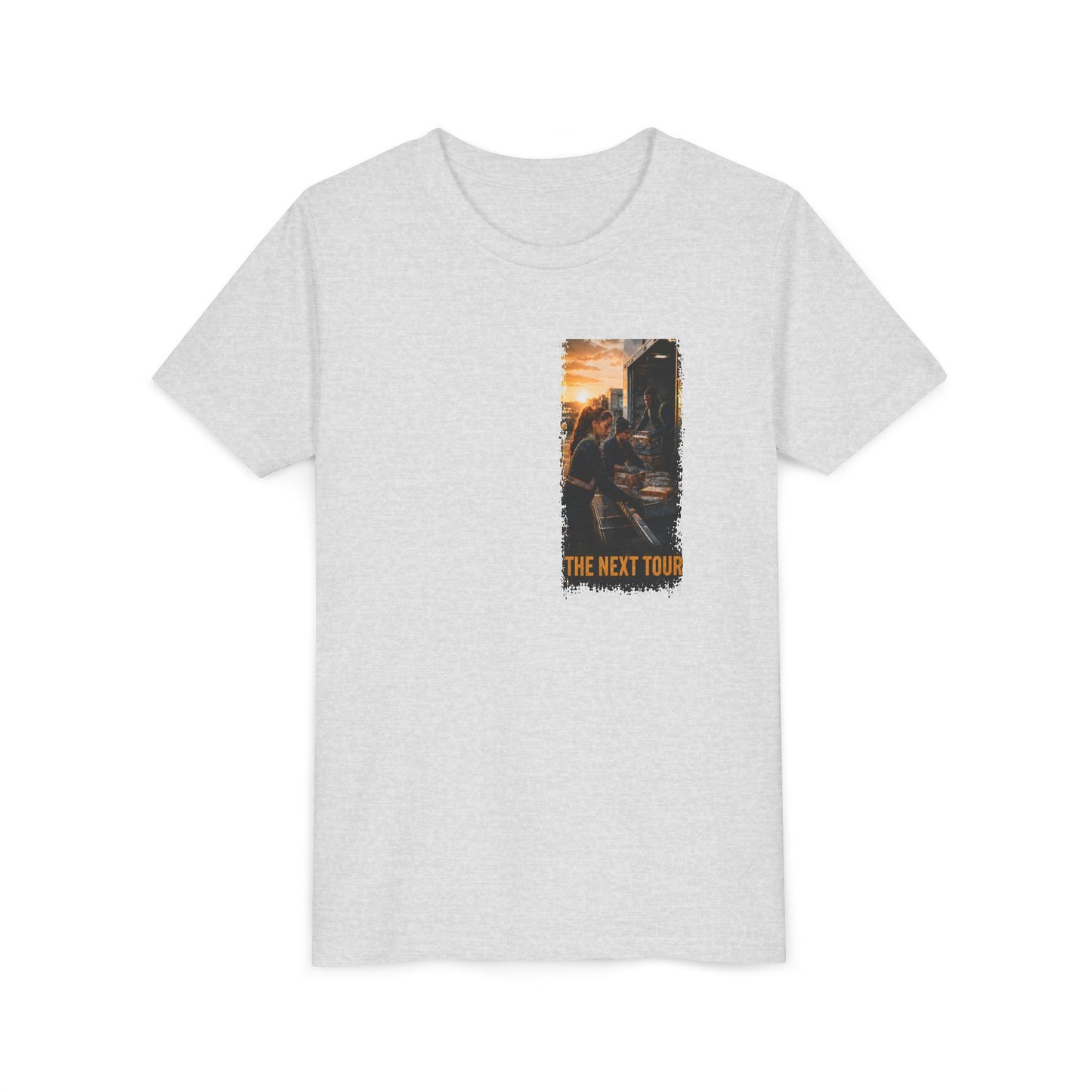 Postal Music — The Next Tour Youth T-Shirt — Color Group 1 of 2