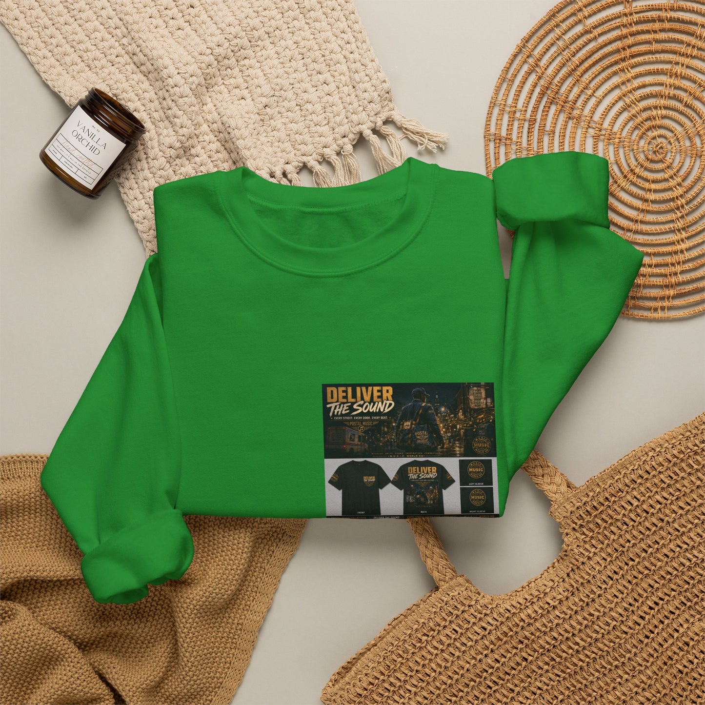 Postal Music — Deliver the Sound — Core Crewneck Sweatshirt