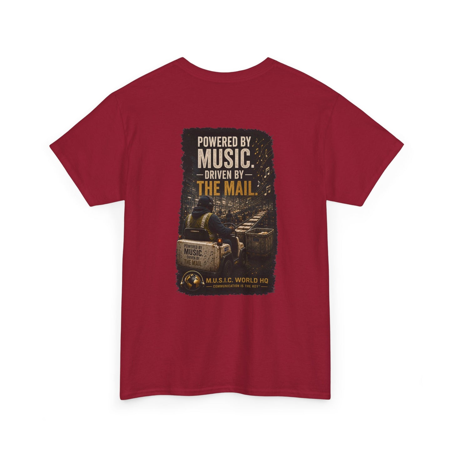 Postal Music - Powered by Music Premium T-Shirt - Colorways A