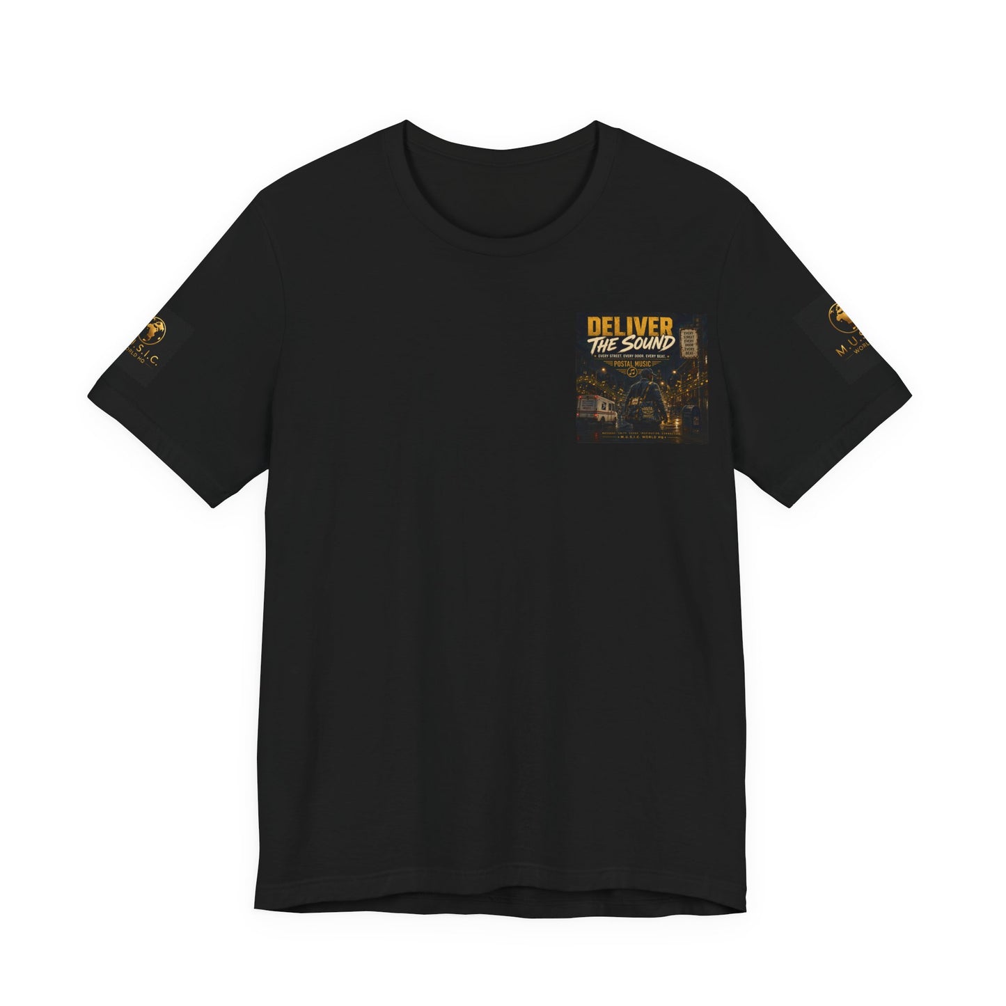 Postal Music — Deliver the Sound — Premium Unisex T-Shirt
