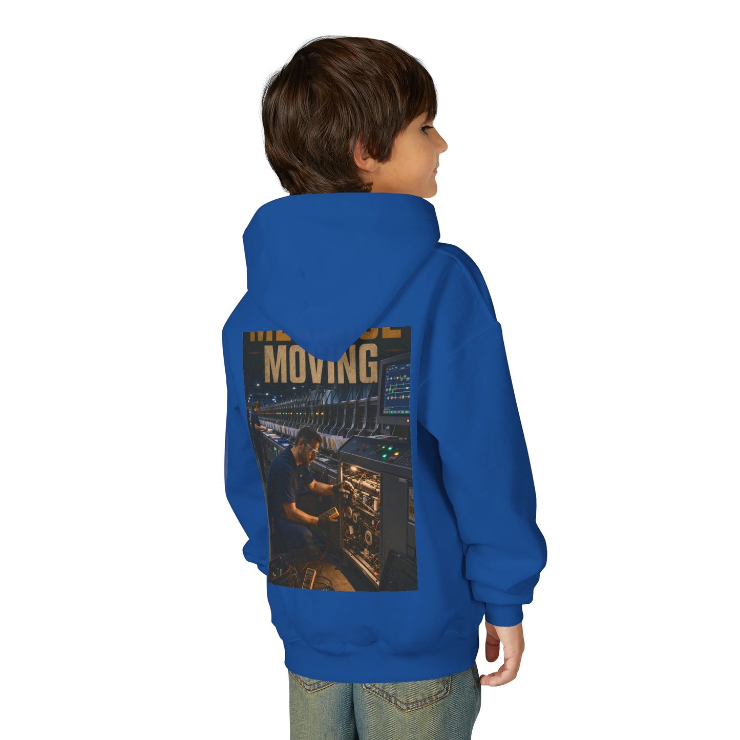 Postal Music — Keep the Message Moving — Youth Hoodie