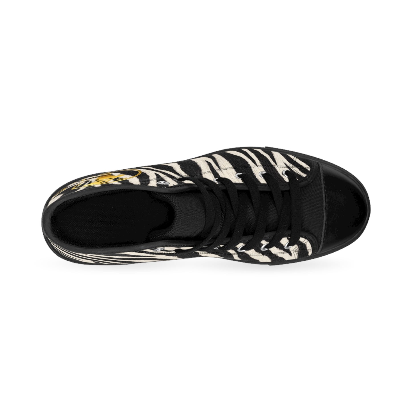 Wild by Design™ — Plains Zebra Print High-Top Sneakers | Safari Heritage
