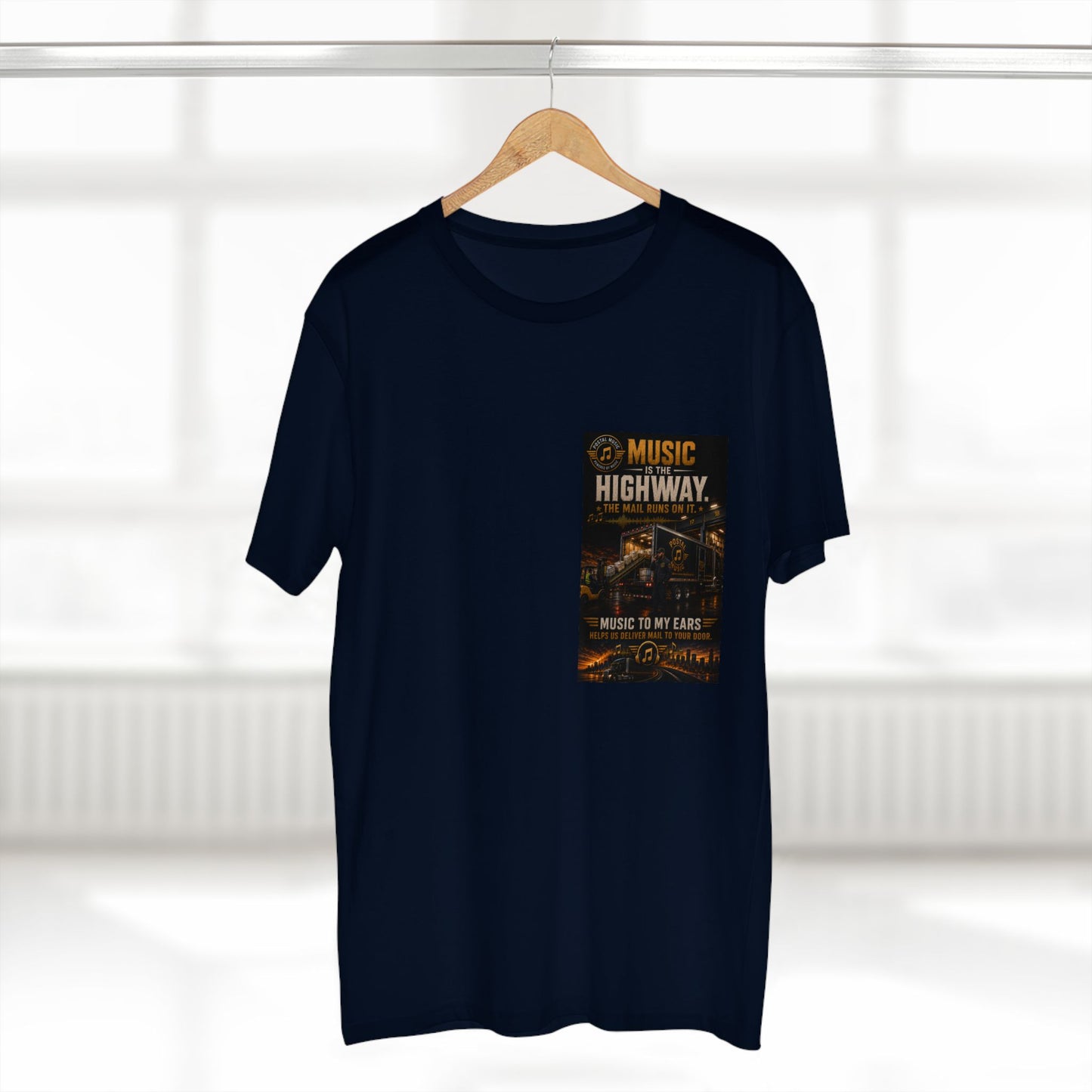 Postal Music — Music Is the Highway — Streetwear T-Shirt