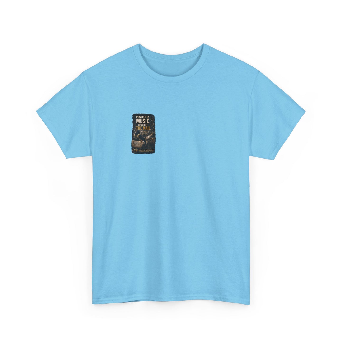 Postal Music - Powered by Music Premium T-Shirt - Colorways E