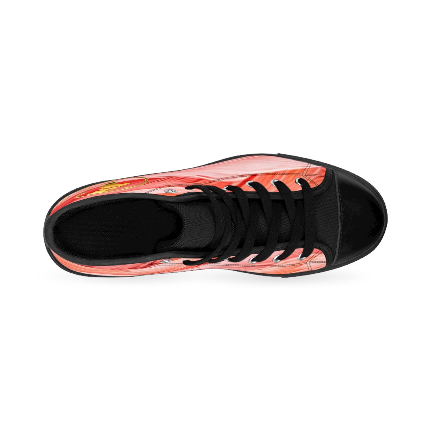 Wild by Design™ — American Flamingo Print High-Top Sneakers | Feathered Royalty