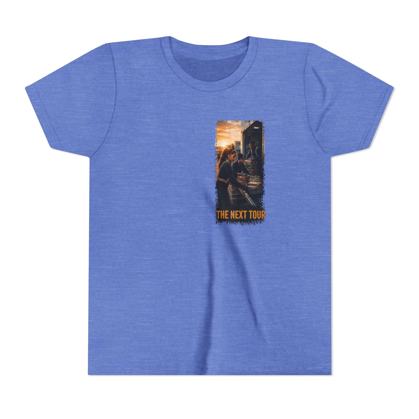 Postal Music — The Next Tour Youth T-Shirt — Color Group 1 of 2