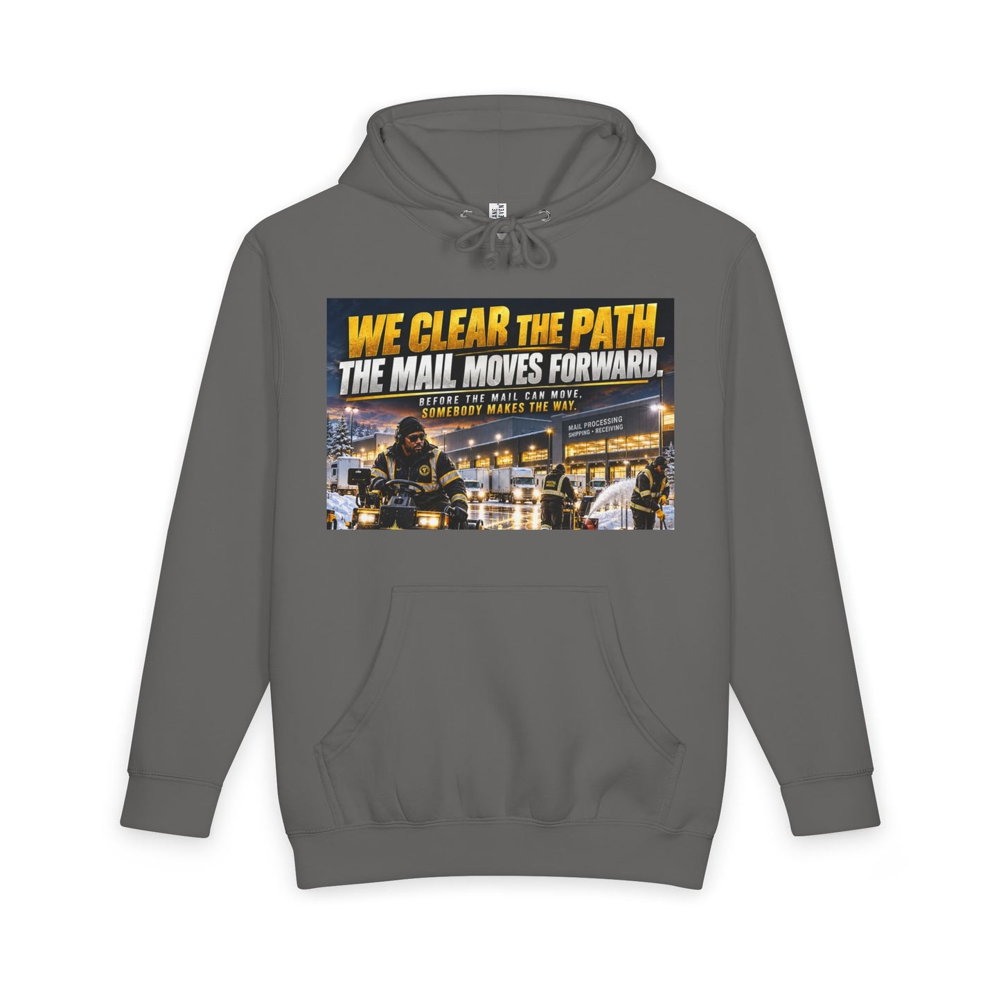 Postal Music - We Clear the Path - Men's Heavyweight Hoodie